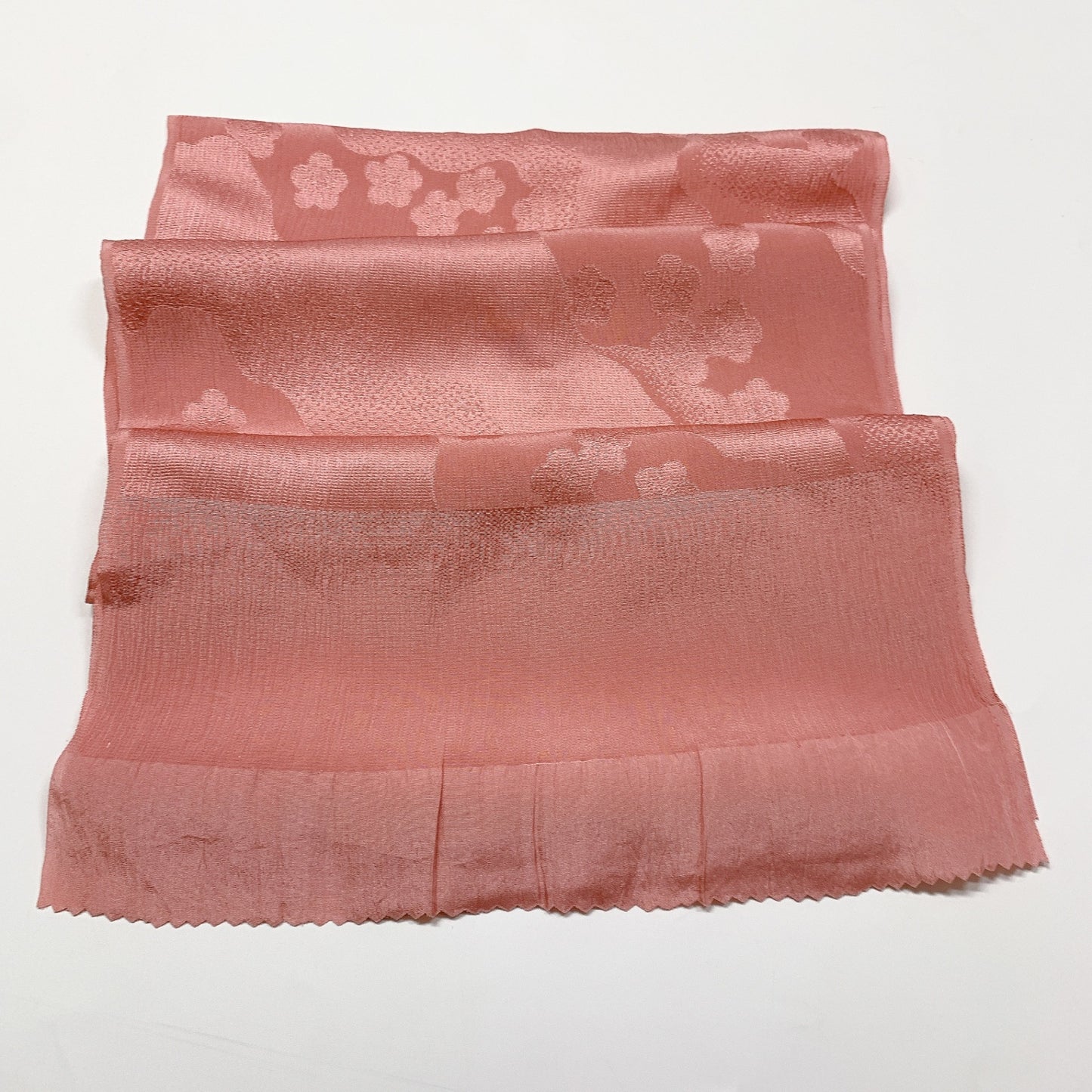 8064# Japanese Kimono Accessory Vintage Obiage and Obijime 2-piece Set Silk