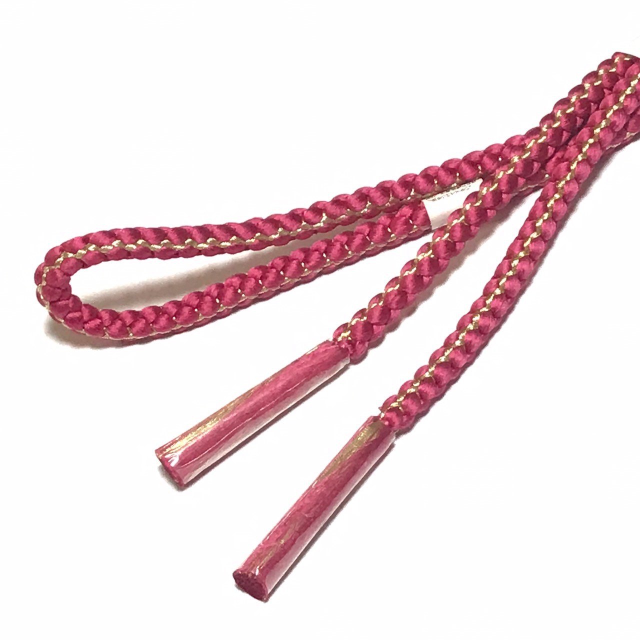 ［9967］帯締め 帯揚げ セット 美品 斜縞 総絞り 金糸 正絹 着物 帯絞め 振袖 成人式