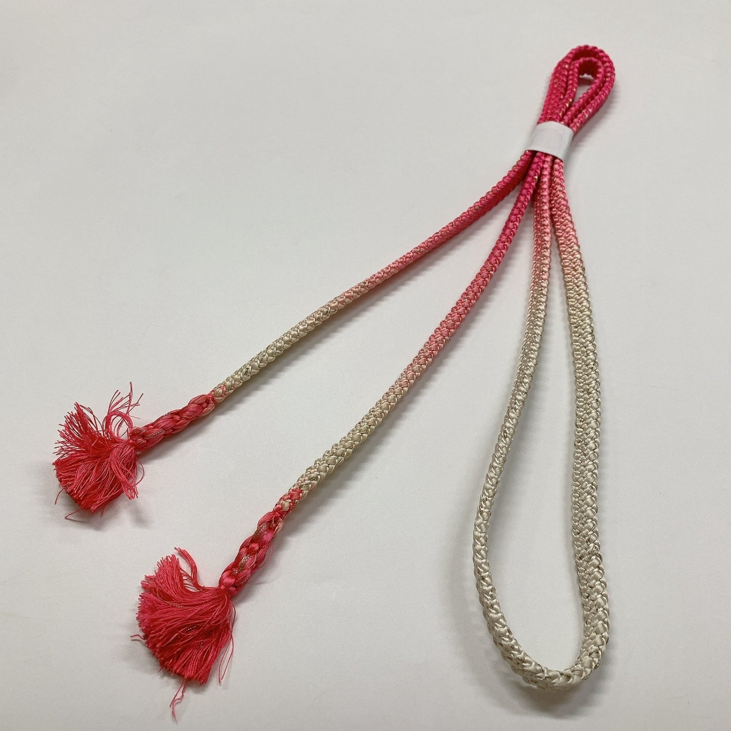 ［9047］帯締め 帯揚げ セット 辻ヶ花 金通し地 正絹 着物 帯絞め