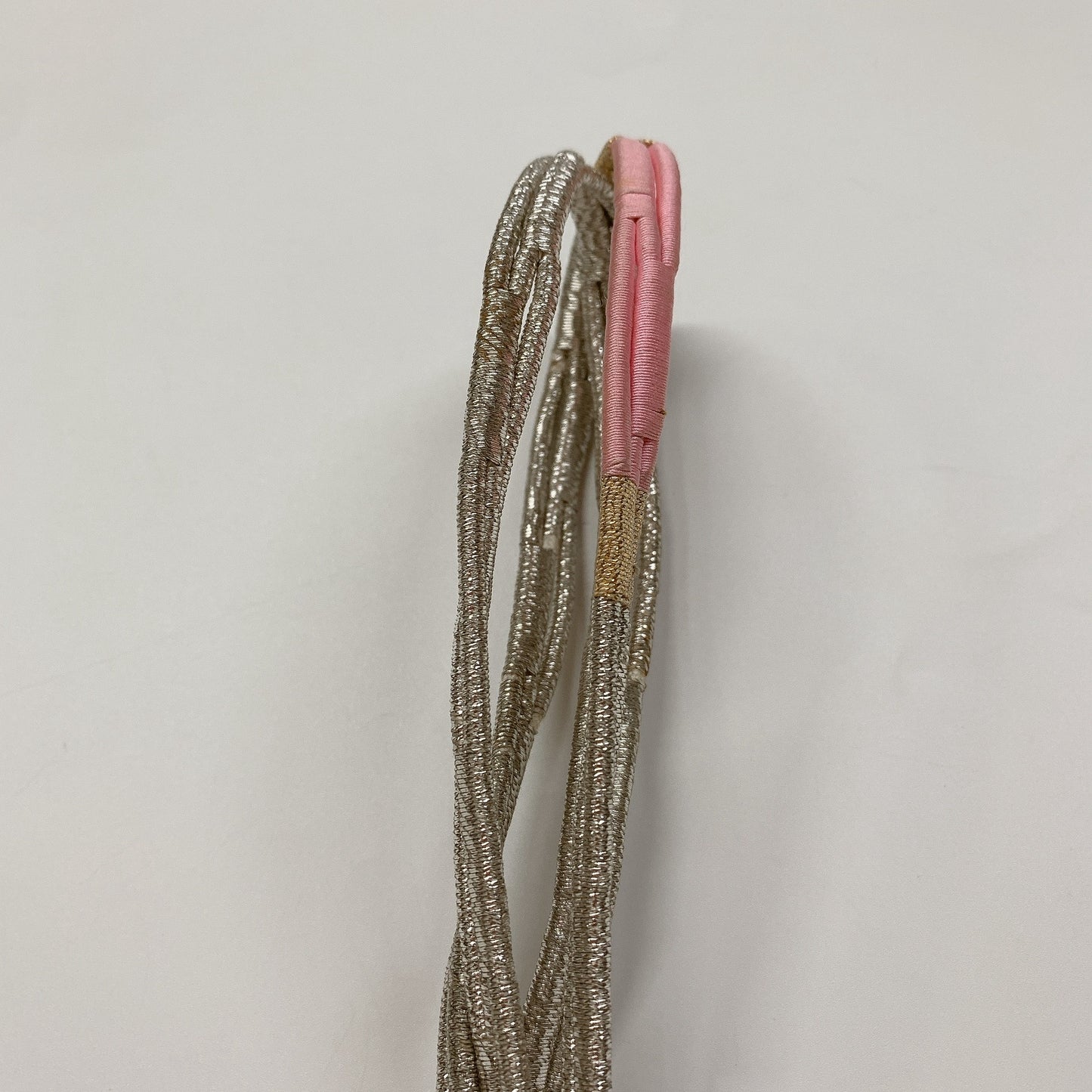 ［9060］帯締め 帯揚げ セット 草花破れ地紙 金銀糸 ぼかし 正絹 着物 帯絞め