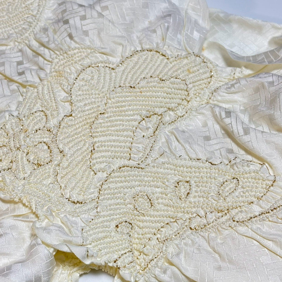 0261# Japanese Vintage Bundle 35pcs Set Bulk Obiage Kimono Silk Wholesale