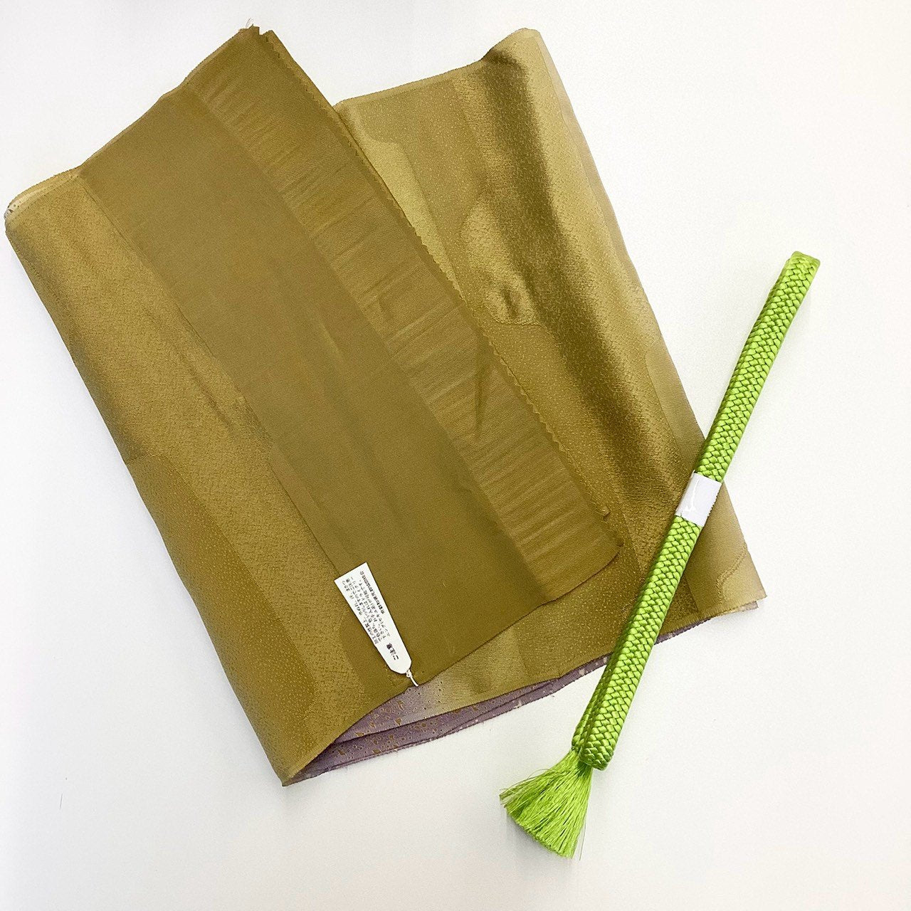 ［9239］帯締め 帯揚げ セット 幾何学模様 ぼかし 正絹 着物 帯絞め