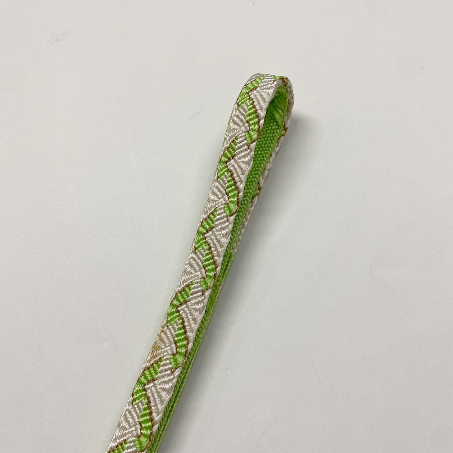 ［8618］帯締め 帯揚げ セット 椿花文様 ぼかし 正絹 着物 帯絞め