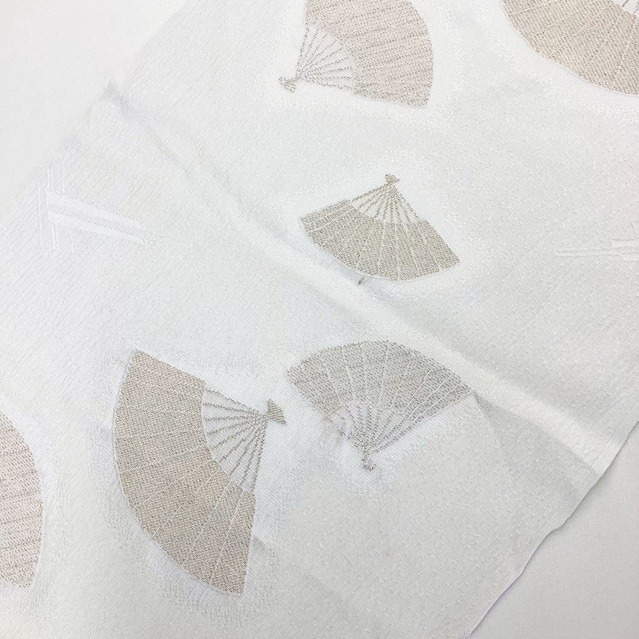 8203# Japanese Kimono Accessory Vintage Obiage and Obijime 2-piece Set Silk