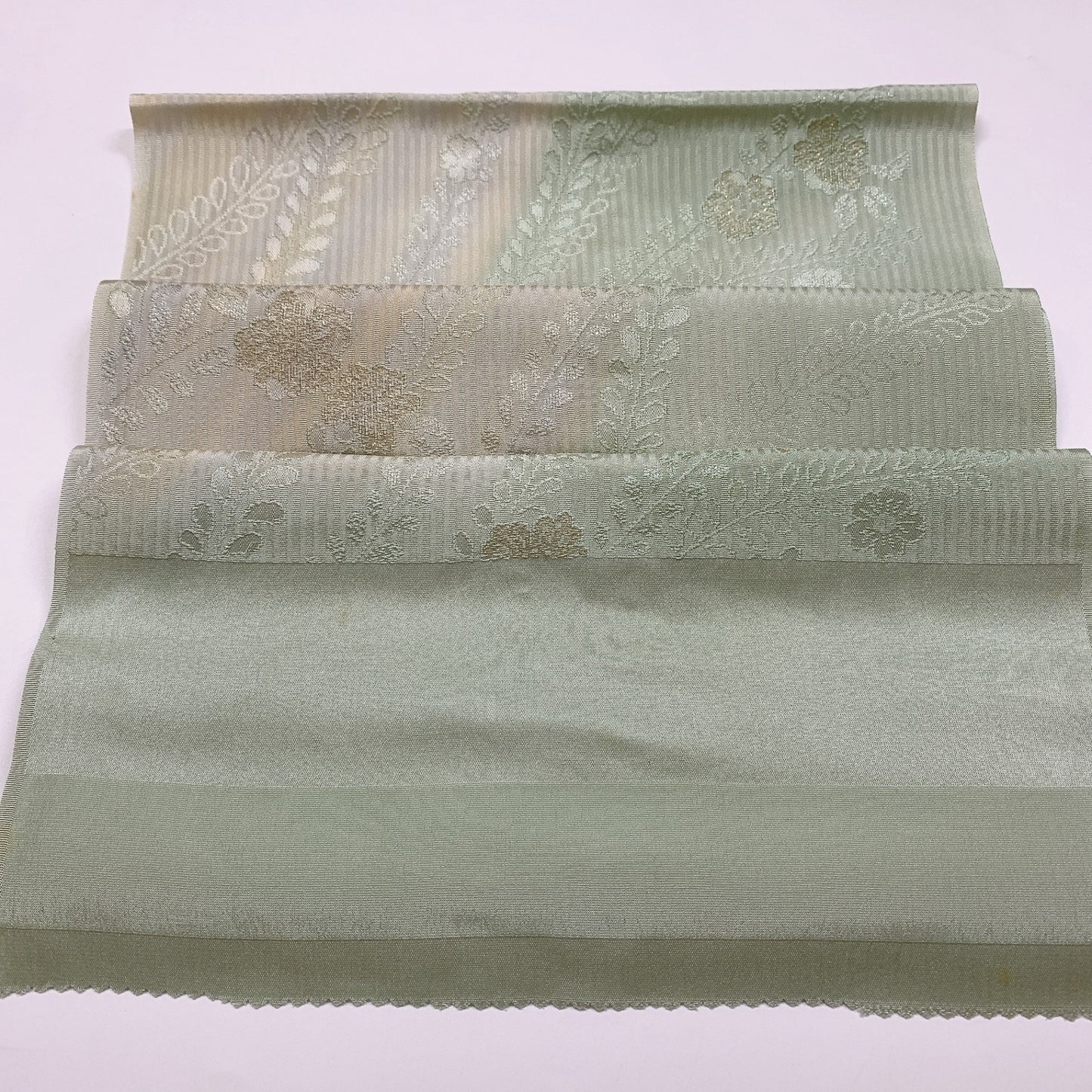 ［9043］帯締め 帯揚げ セット 辻ヶ花 ぼかし 金彩 逸品 正絹 着物 帯絞め