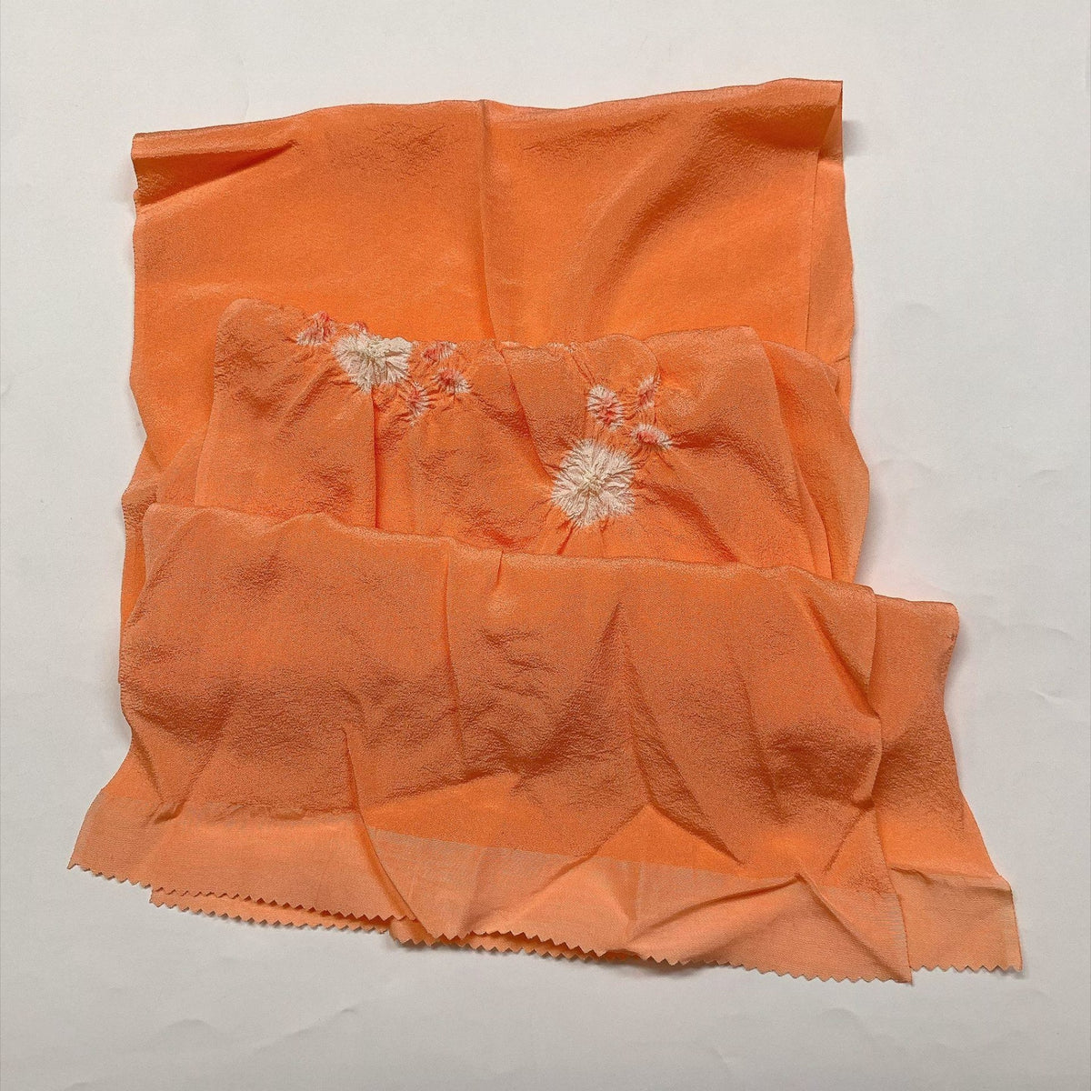 ［9895］帯締め 帯揚げ セット 草花文様 絞り 正絹 着物 帯絞め