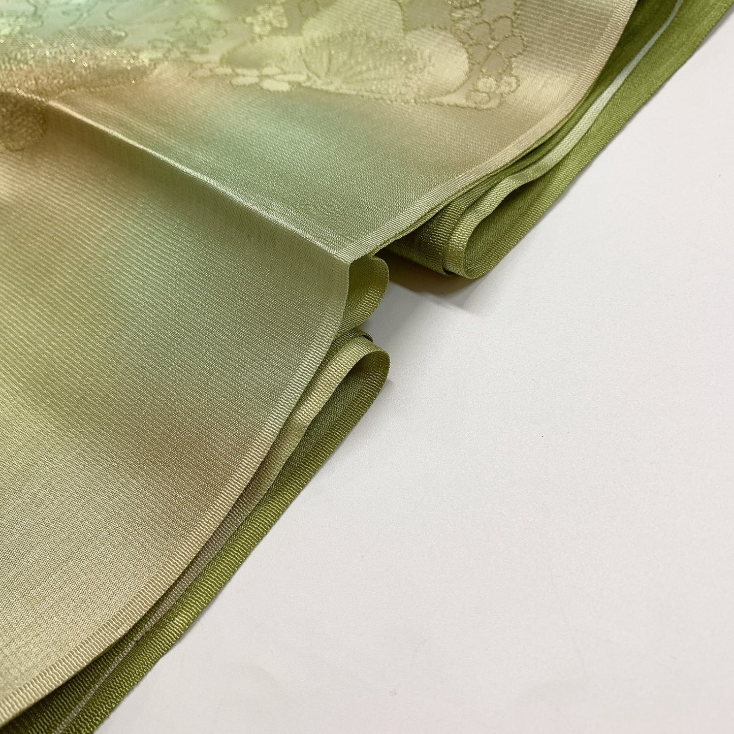 9017# Japanese Kimono Accessory Vintage Obiage and Obijime 2-piece Set Silk