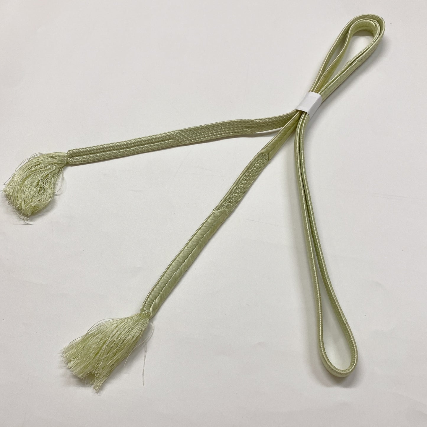 ［8595］帯締め 帯揚げ セット 草花吉祥文様 銀彩 ぼかし 正絹 着物 帯絞め
