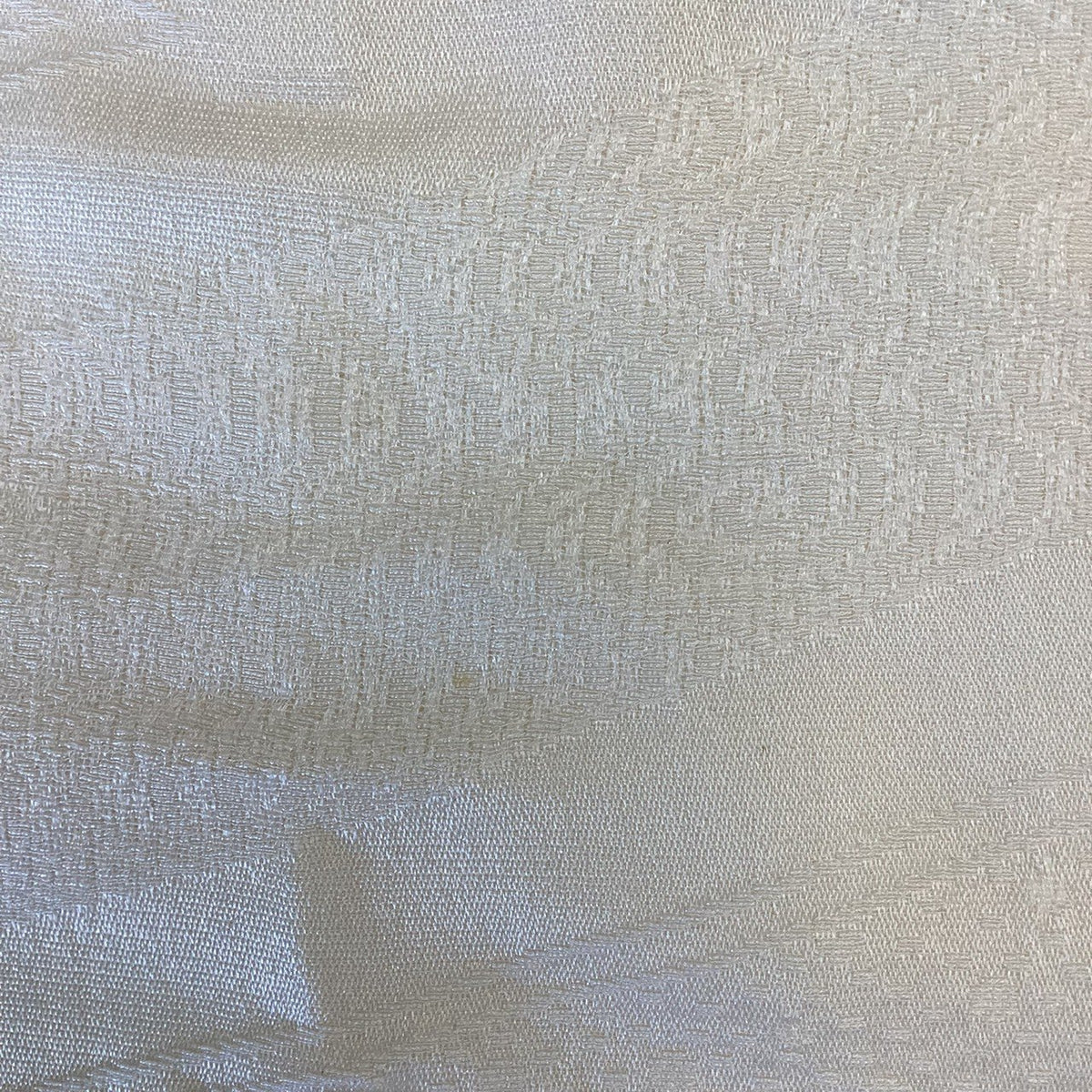 ［9225］帯締め 帯揚げ セット 流水地紋 白 正絹 着物 帯絞め