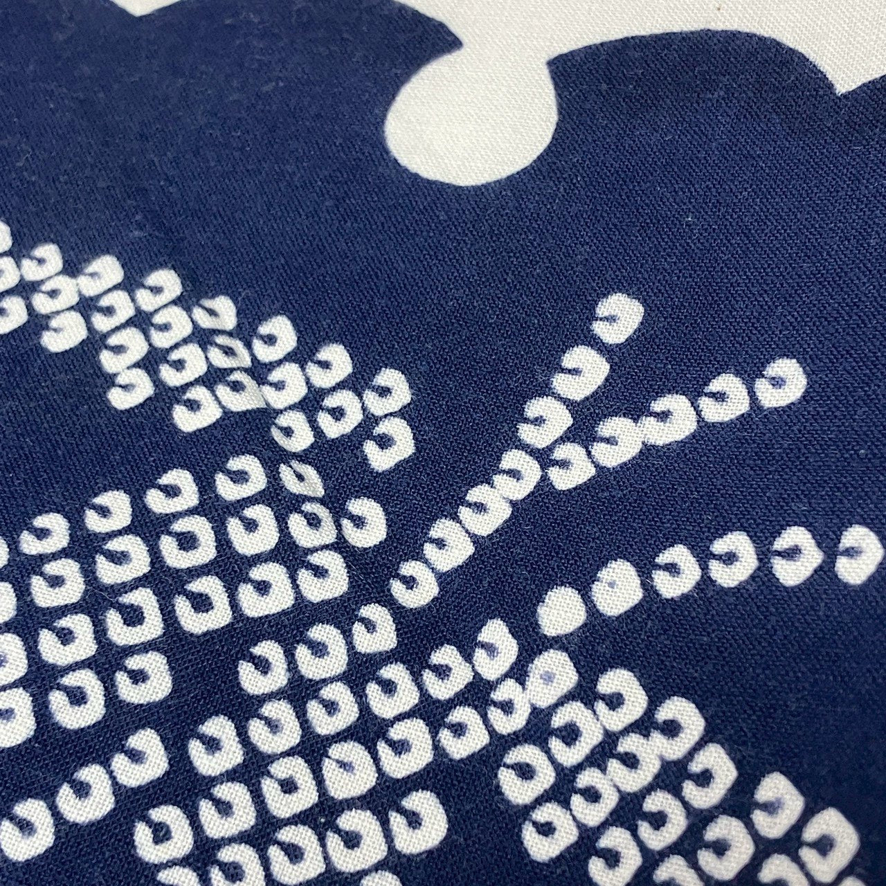 ［9444］浴衣 笹竹雪輪文様 ゆかた リメイク レディース 綿