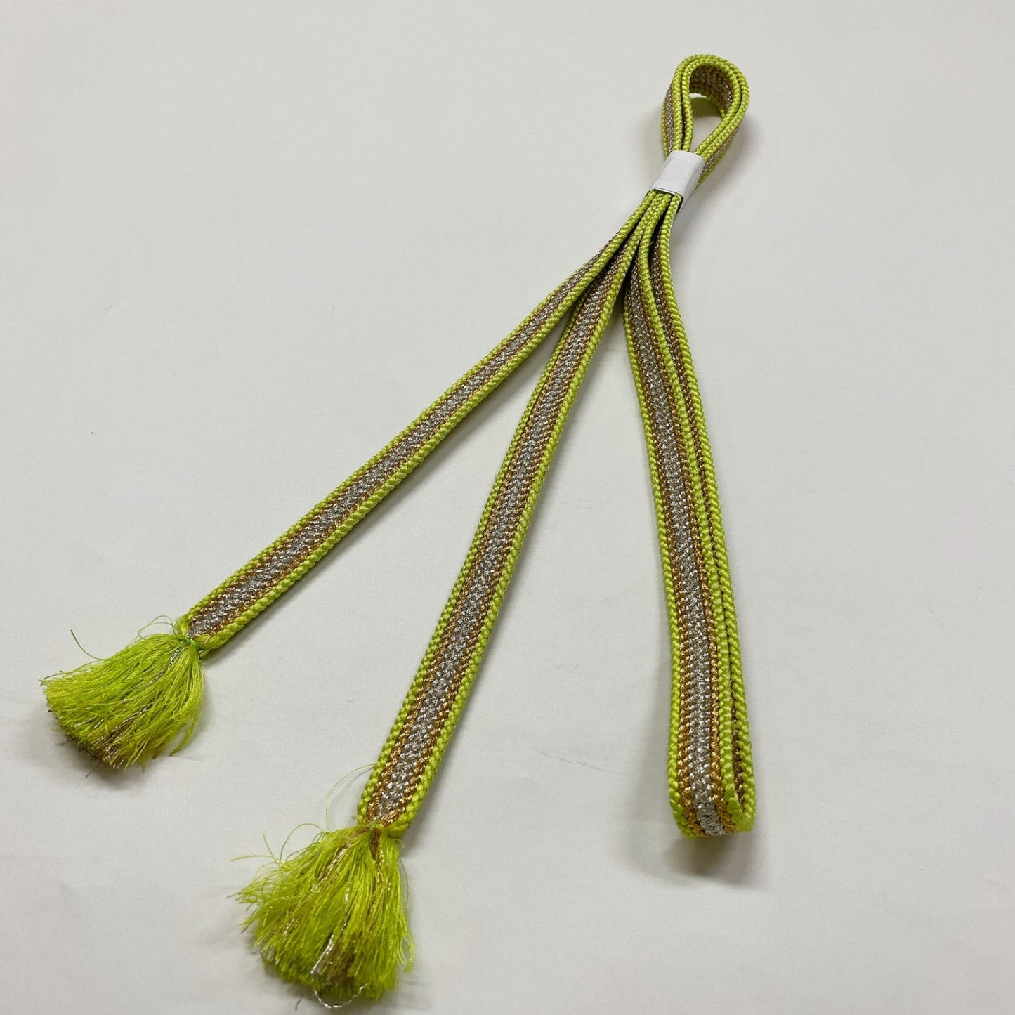 ［8319］帯締め 帯揚げ セット 縮緬 金銀糸 正絹 着物 帯絞め