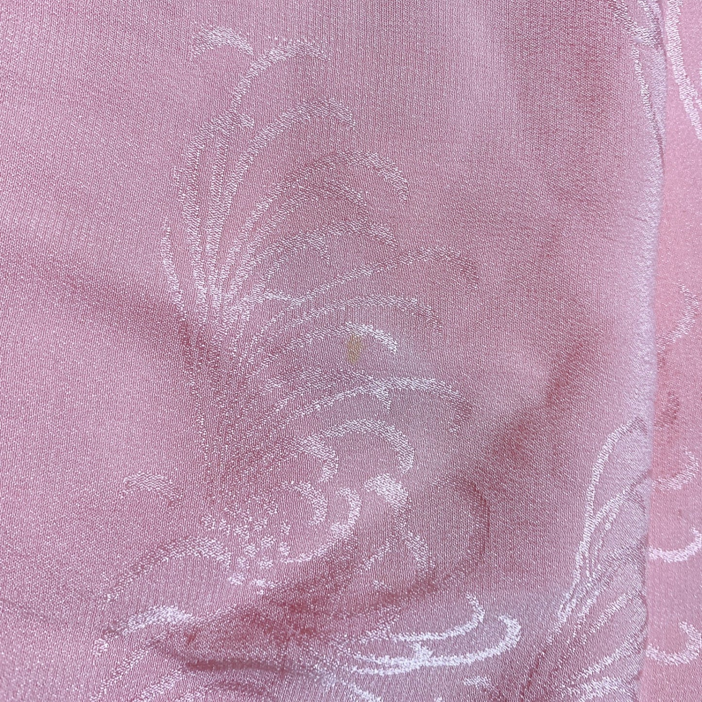 8066# Japanese Kimono Accessory Vintage Obiage and Obijime 2-piece Set Silk