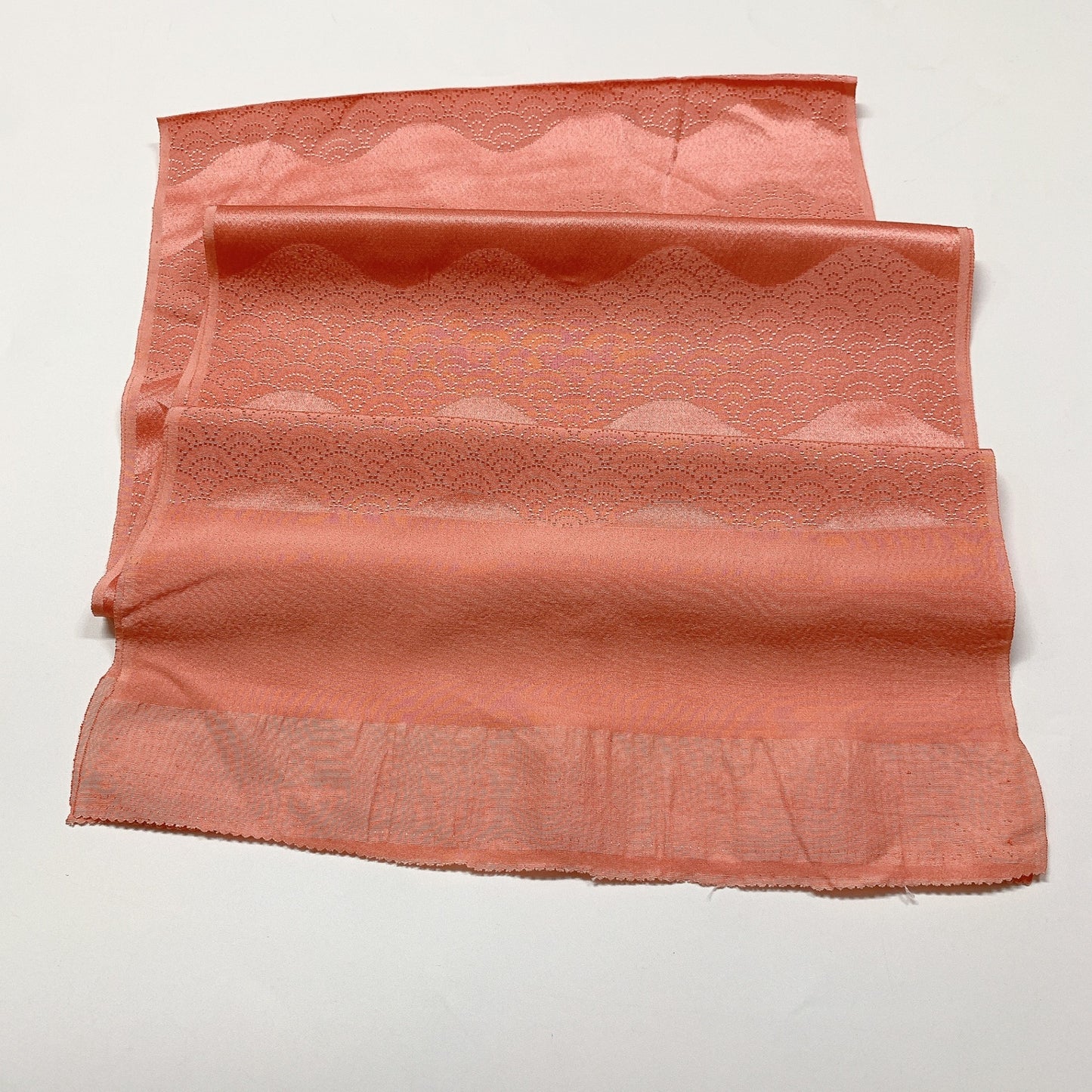 8068# Japanese Kimono Accessory Vintage Obiage and Obijime 2-piece Set Silk