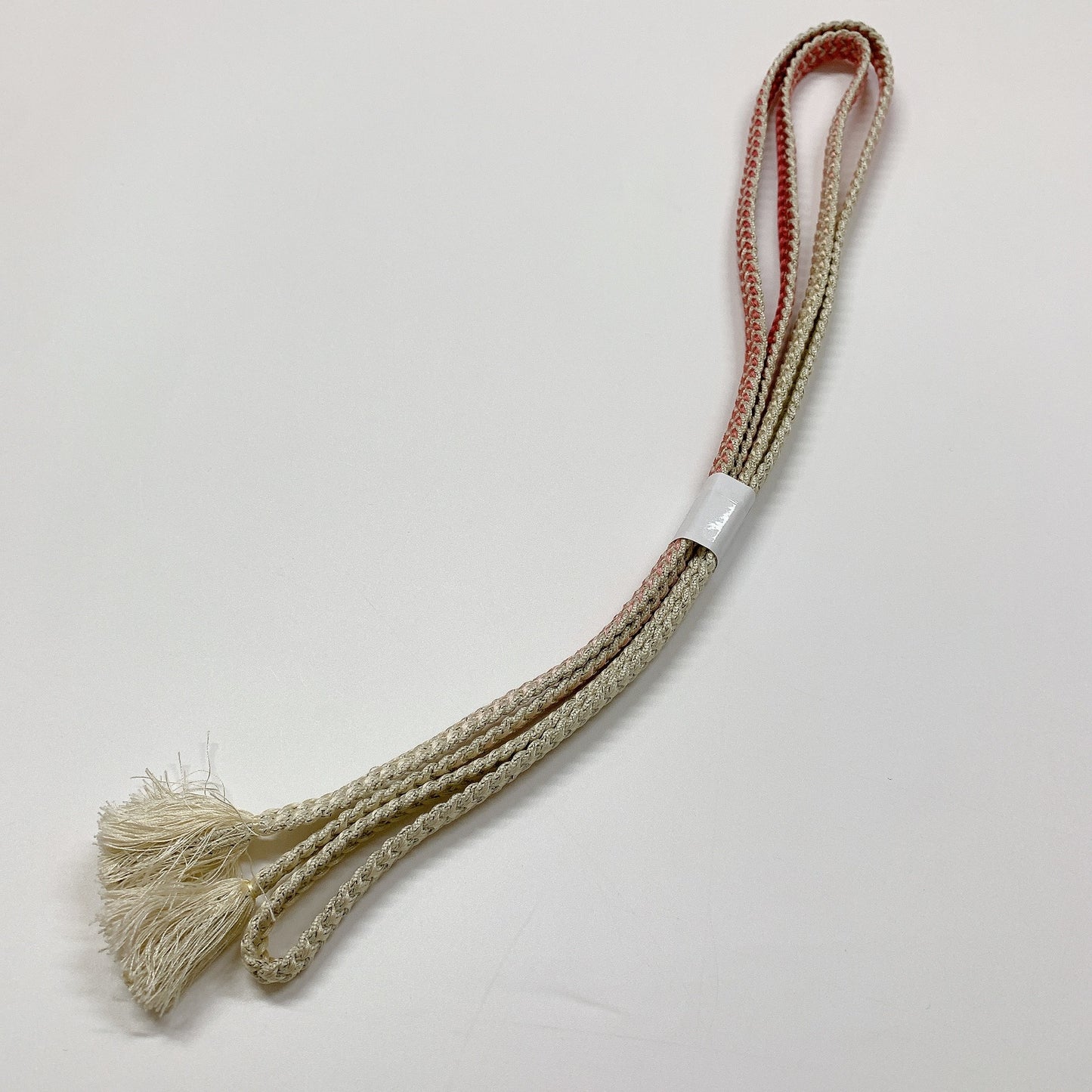 ［8388］帯締め 帯揚げ セット 草花吉祥文様 ぼかし 金彩 正絹 着物 帯絞め