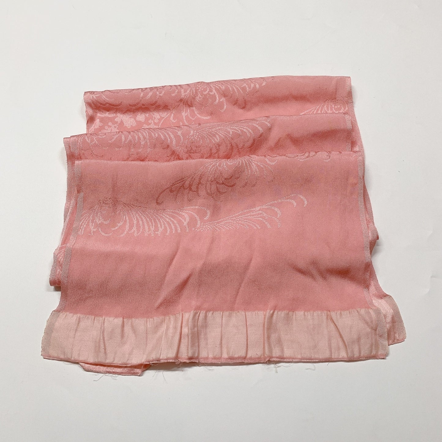 8066# Japanese Kimono Accessory Vintage Obiage and Obijime 2-piece Set Silk