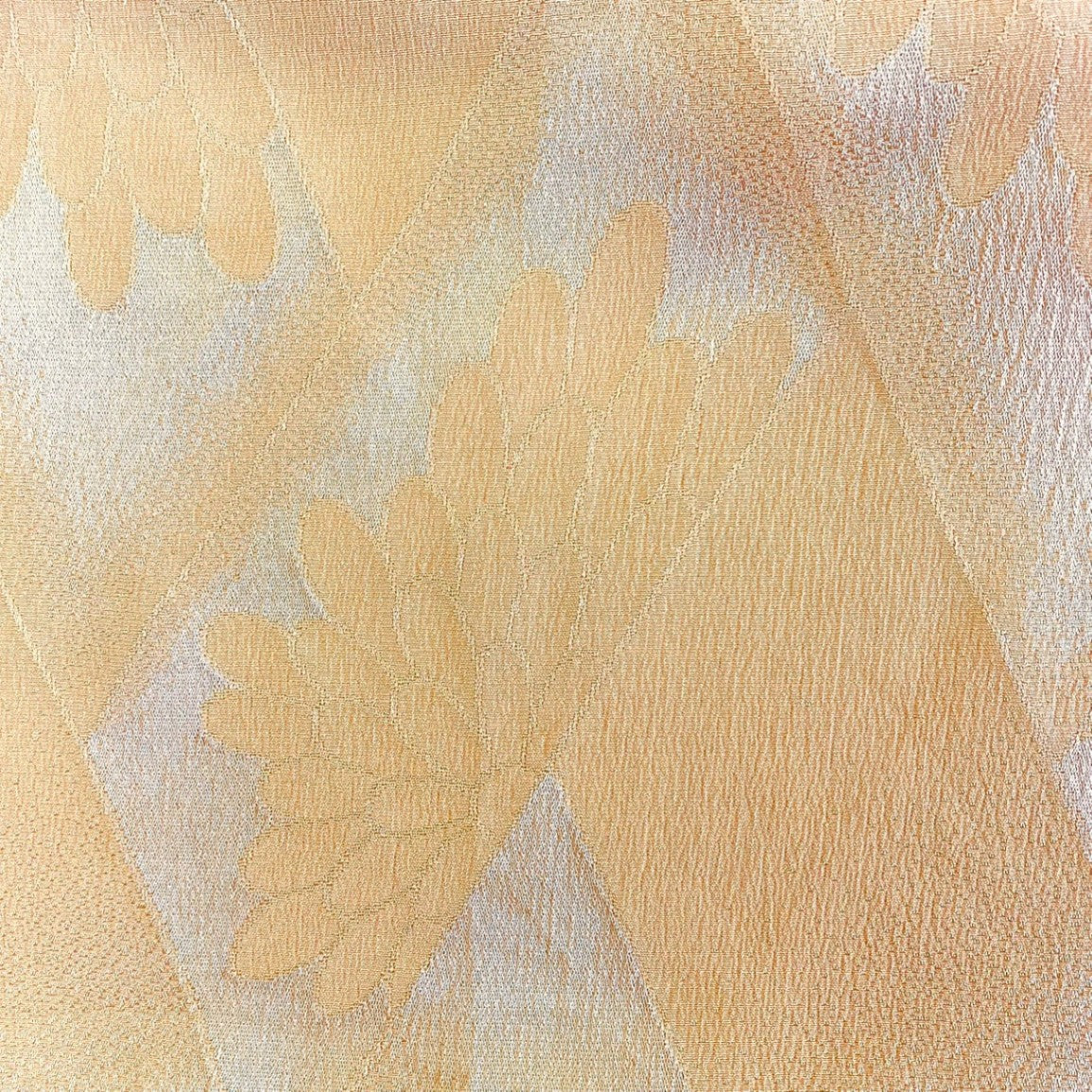 ［8298］帯締め 帯揚げ セット 網代花文様 正絹 着物 帯絞め
