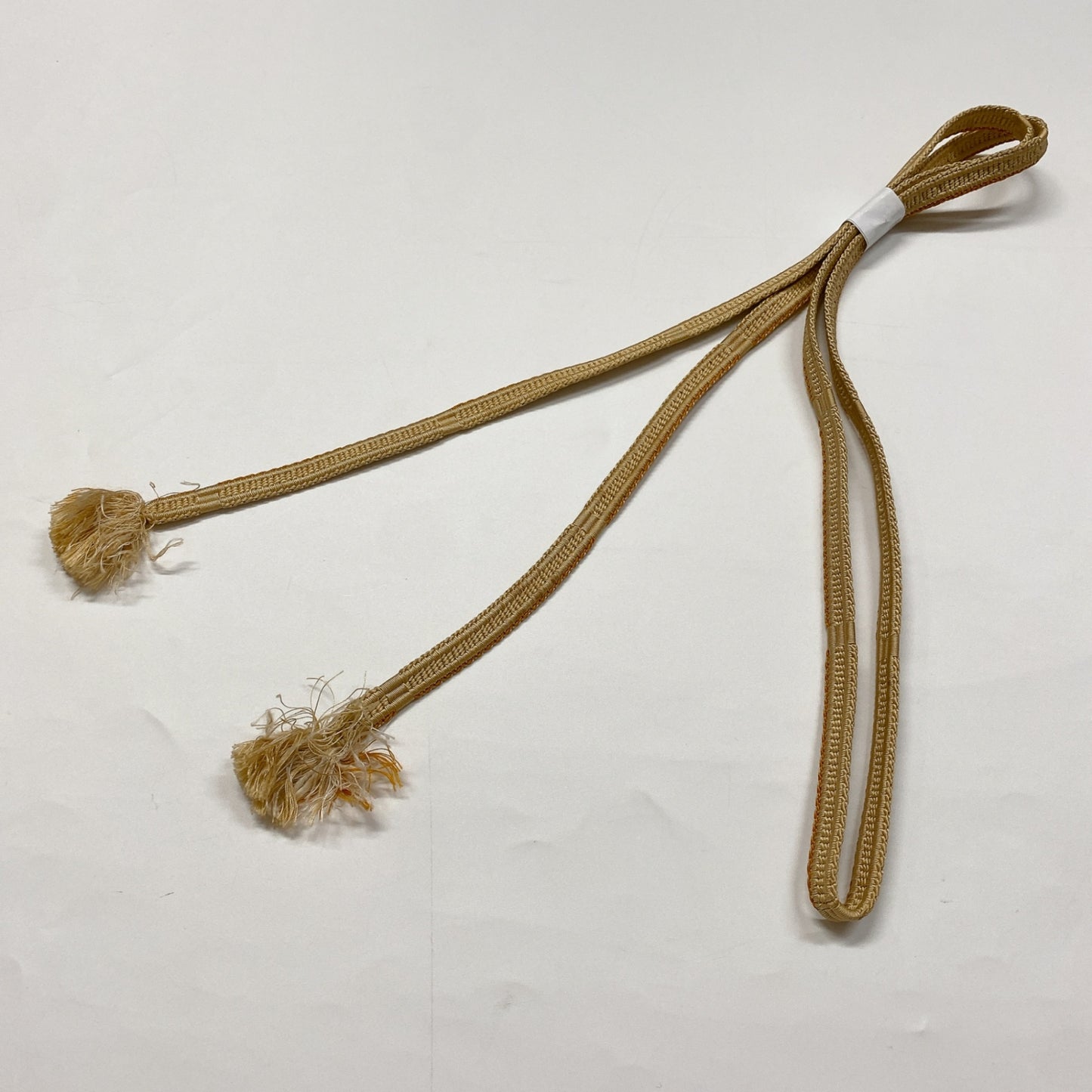 ［8607］帯締め 帯揚げ セット 松花丸文様 金糸 ぼかし 正絹 着物 帯絞め