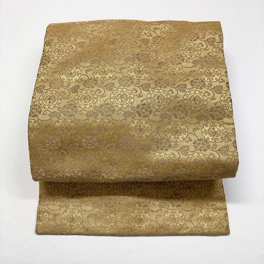 9371# Japanese Vintage Nagoya Obi Belt Kimono Fabric Silk Traditional