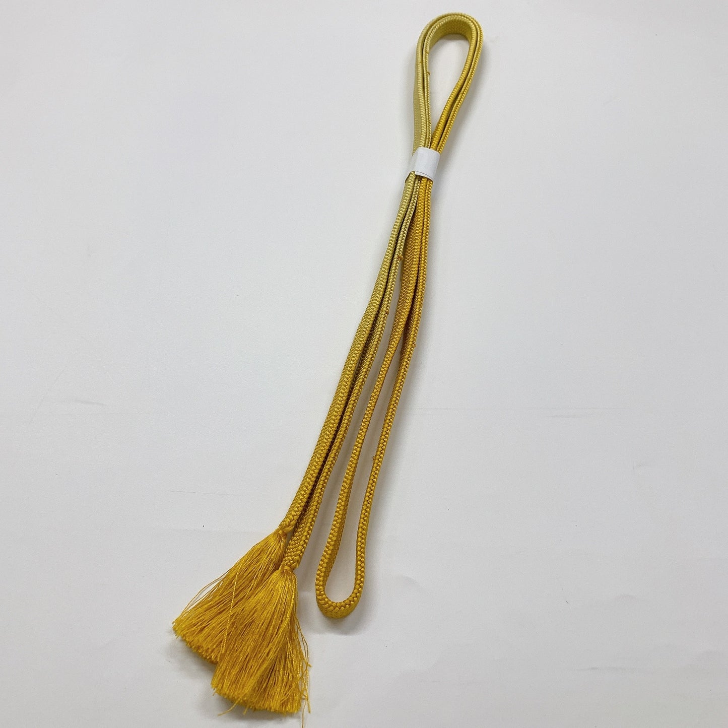 ［8739］帯締め 帯揚げ セット 草花流水文様 金通し地 正絹 着物 帯絞め