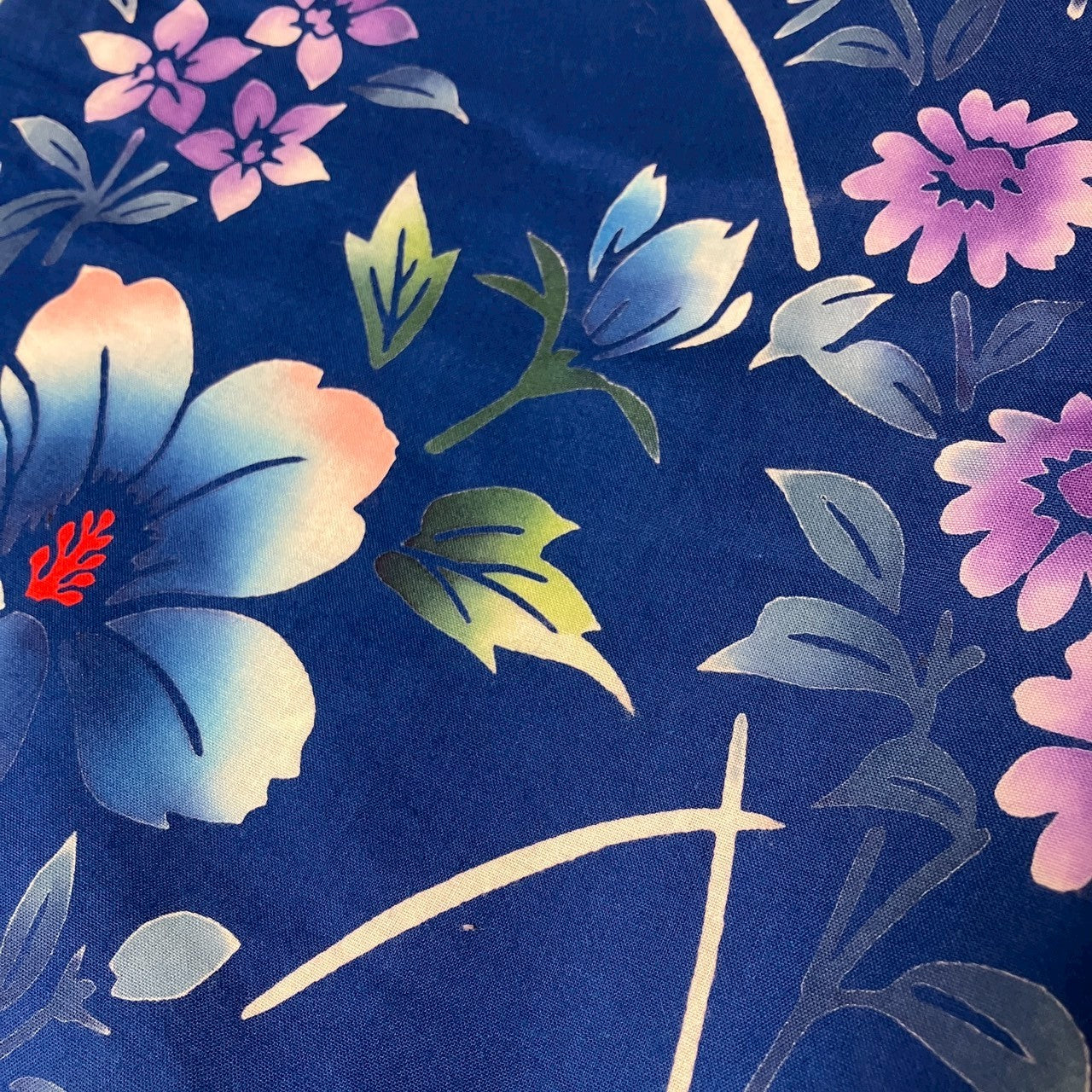 8773# Japanese Yukata Womens Vintage Fabric Cotton Robe Kimono Traditional