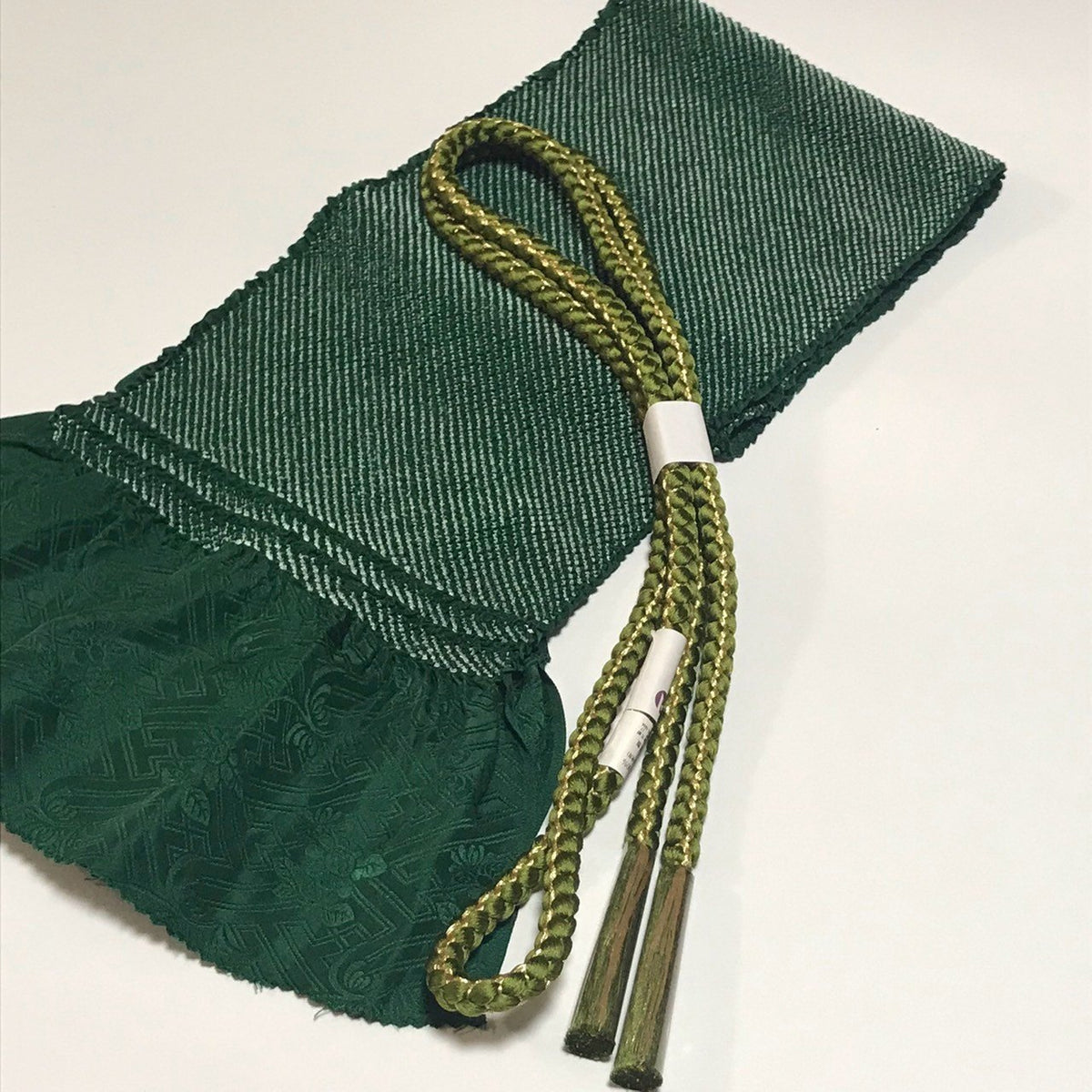 ［9957］帯締め 帯揚げ セット 美品 総絞り 金糸 正絹 着物 帯絞め 振袖 成人式