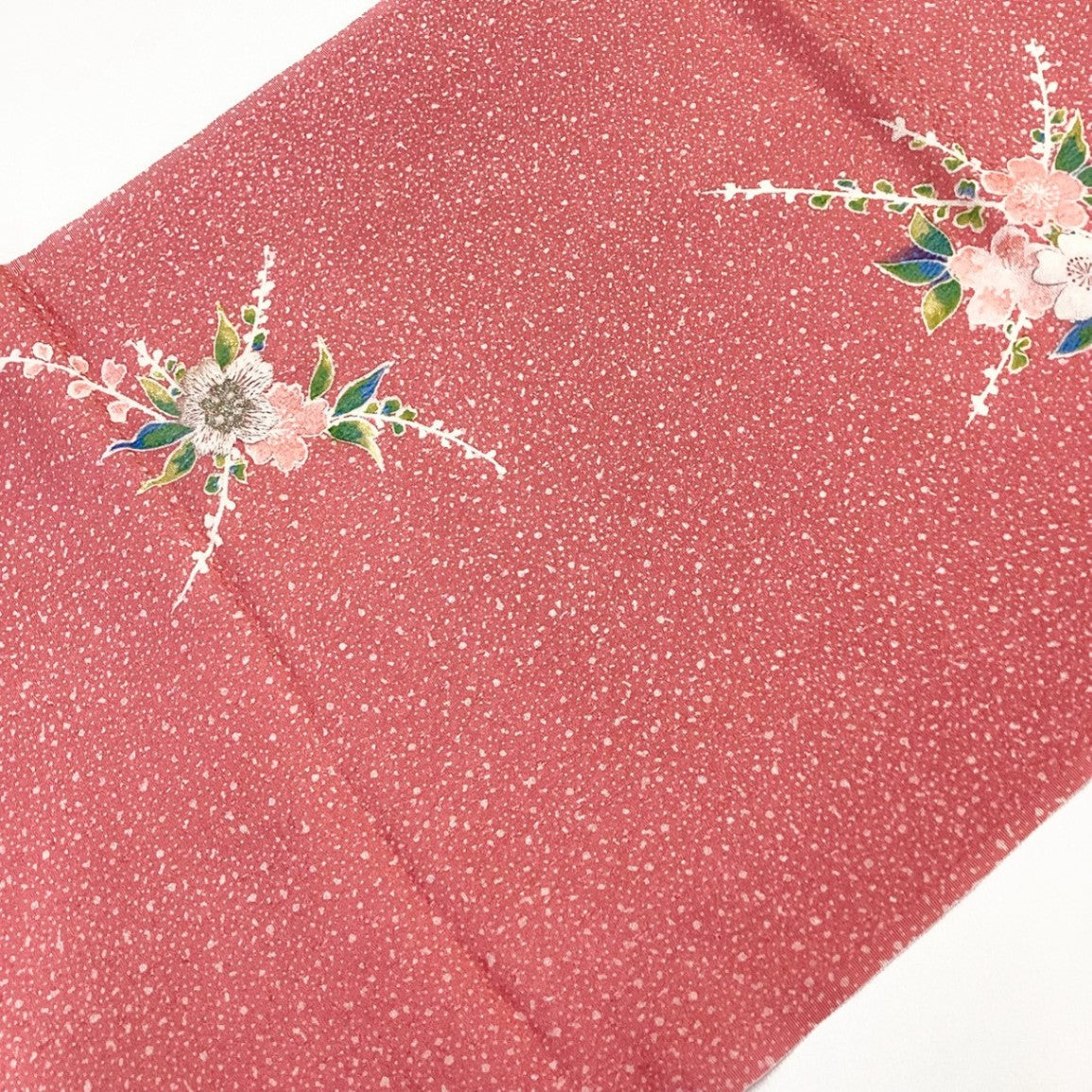 8202# Japanese Kimono Accessory Vintage Obiage and Obijime 2-piece Set Silk