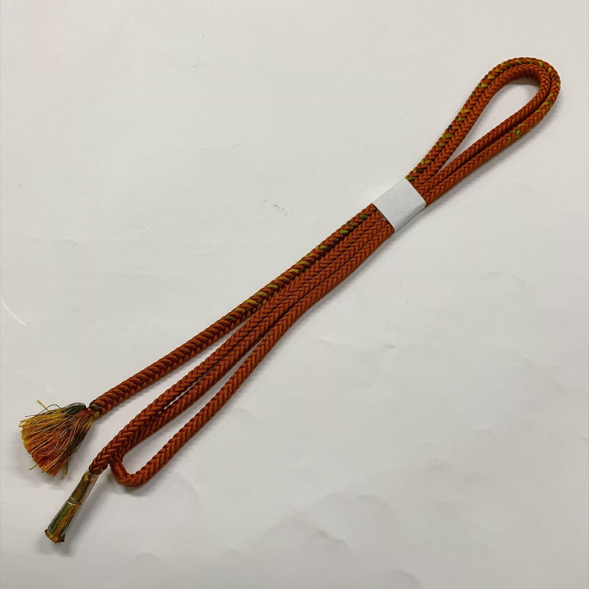 ［9873］帯締め 帯揚げ セット 草花文様 金銀彩 正絹 着物 帯絞め