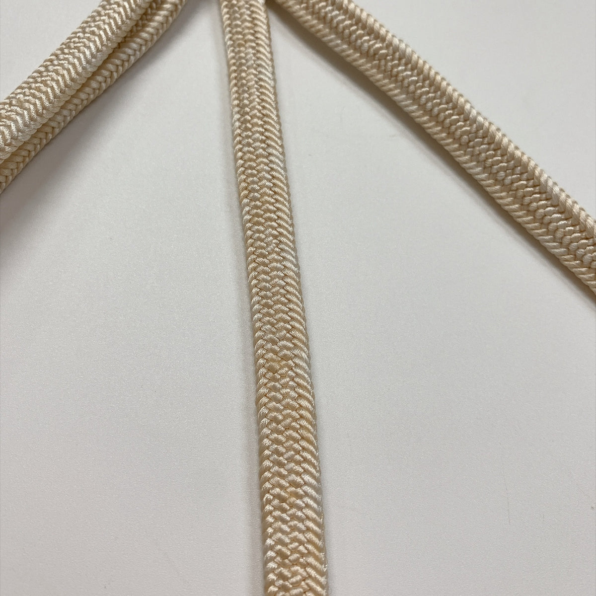 ［9799］帯締め 帯揚げ セット 雲取文様 白 正絹 着物 帯絞め