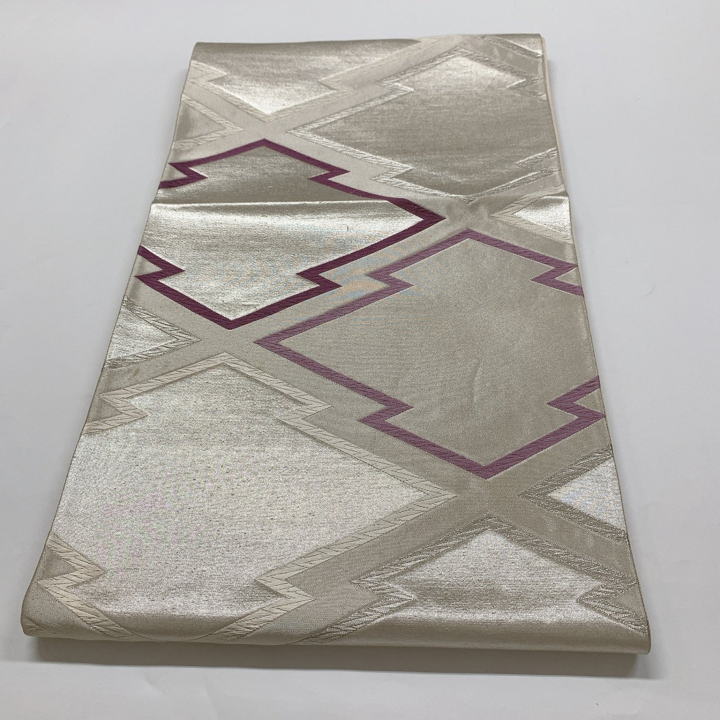9008# Japanese Vintage Fukuro Obi Belt Kimono Fabric Silk Traditional