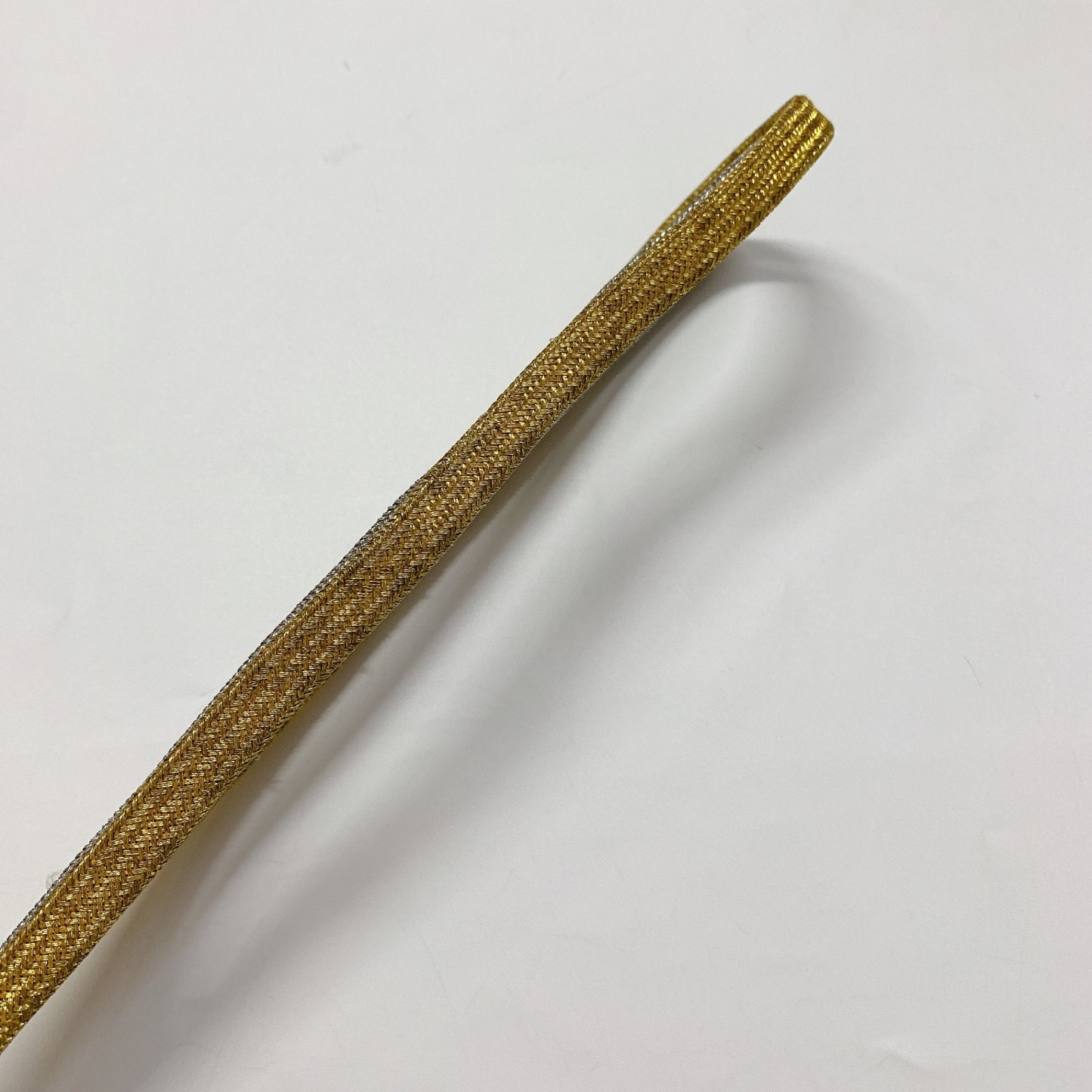 ［8695］帯締め 帯揚げ セット 扇草花文様 金銀糸 正絹 着物 帯絞め
