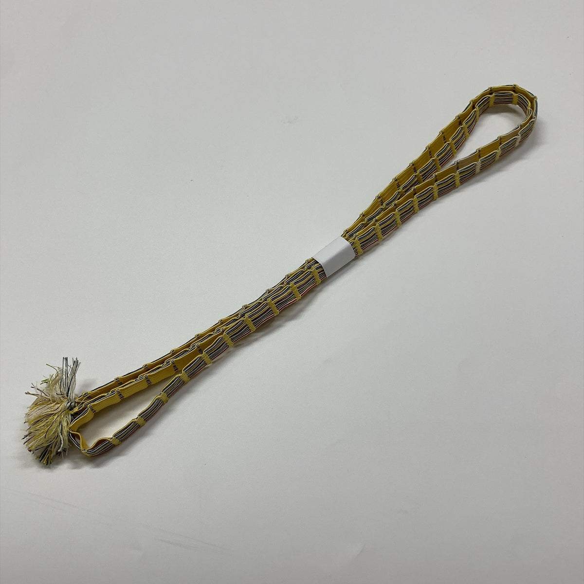 ［9286］帯締め 帯揚げ セット 格子文様 ふくれ織 正絹 着物 帯絞め