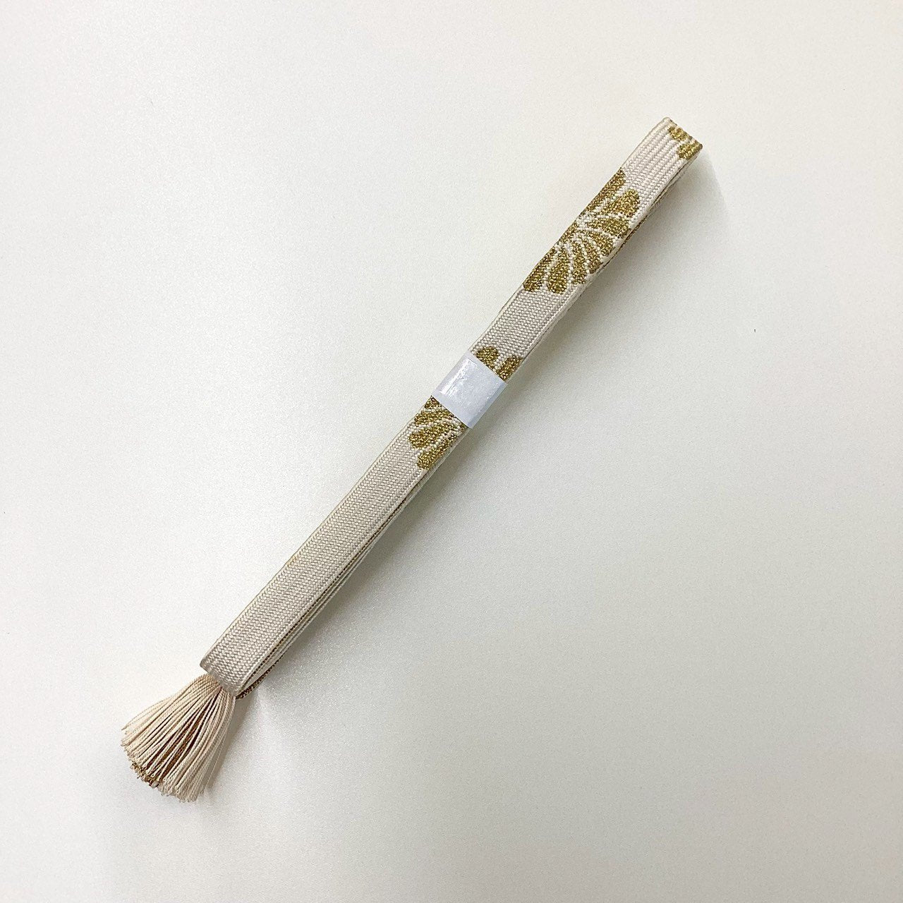 ［8277］帯締め 帯揚げ セット 束ね熨斗目吉祥文様 金糸 正絹 着物 帯絞め