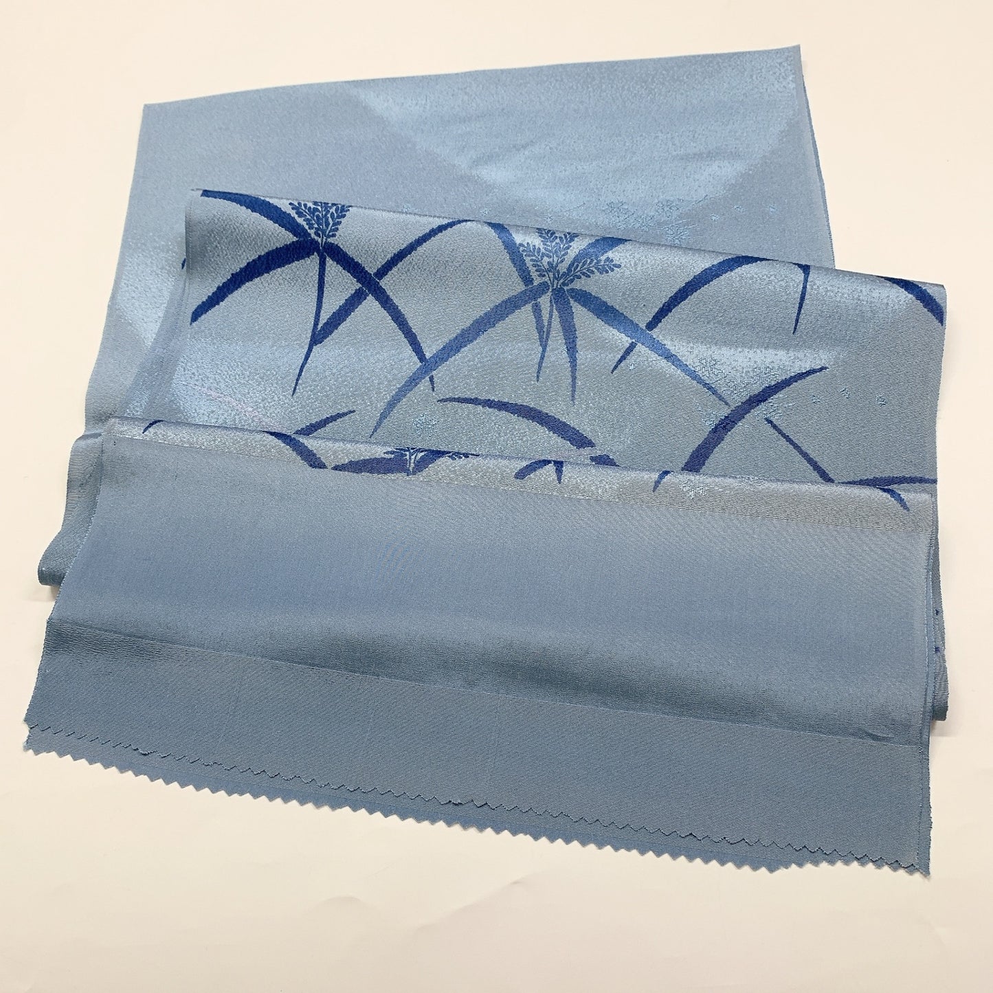 8706# Japanese Kimono Accessory Vintage Obiage and Obijime 2-piece Set Silk