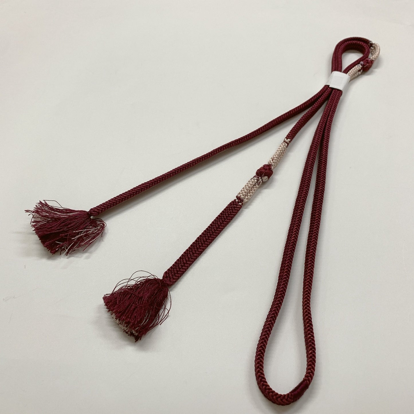 ［9058］帯締め 帯揚げ セット 霞文様 縮緬 正絹 着物 帯絞め