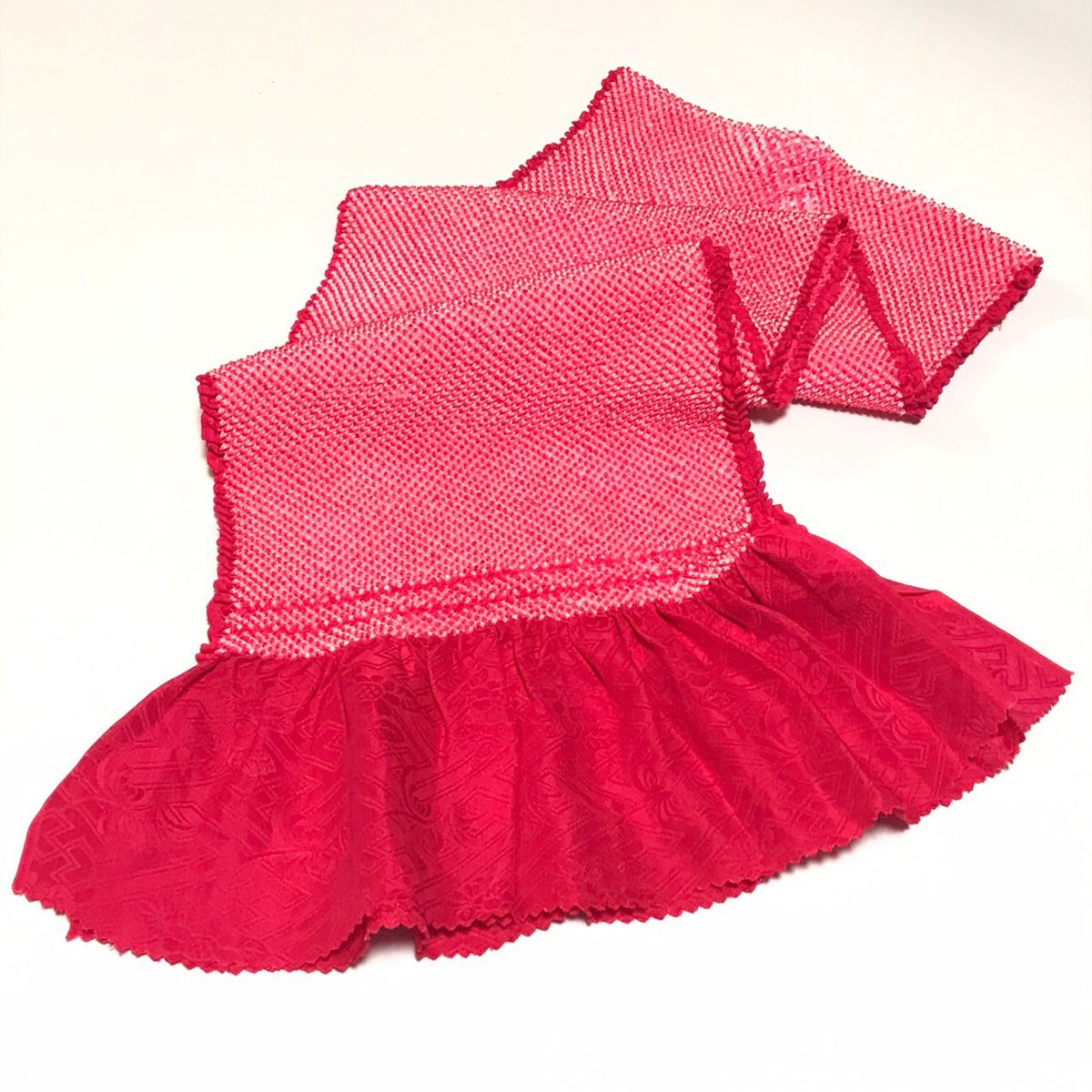 ［9965］帯締め 帯揚げ セット 美品 総絞り 金糸 正絹 着物 帯絞め 振袖 成人式