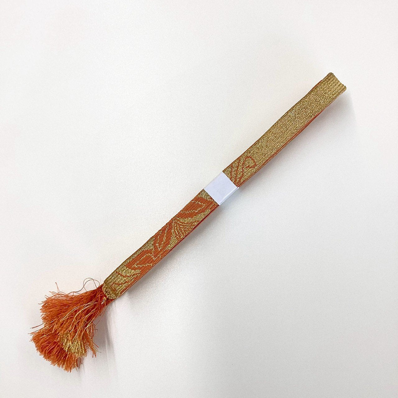 ［8493］帯締め 帯揚げ セット 流水文様 縮緬 金糸 正絹 着物 帯絞め