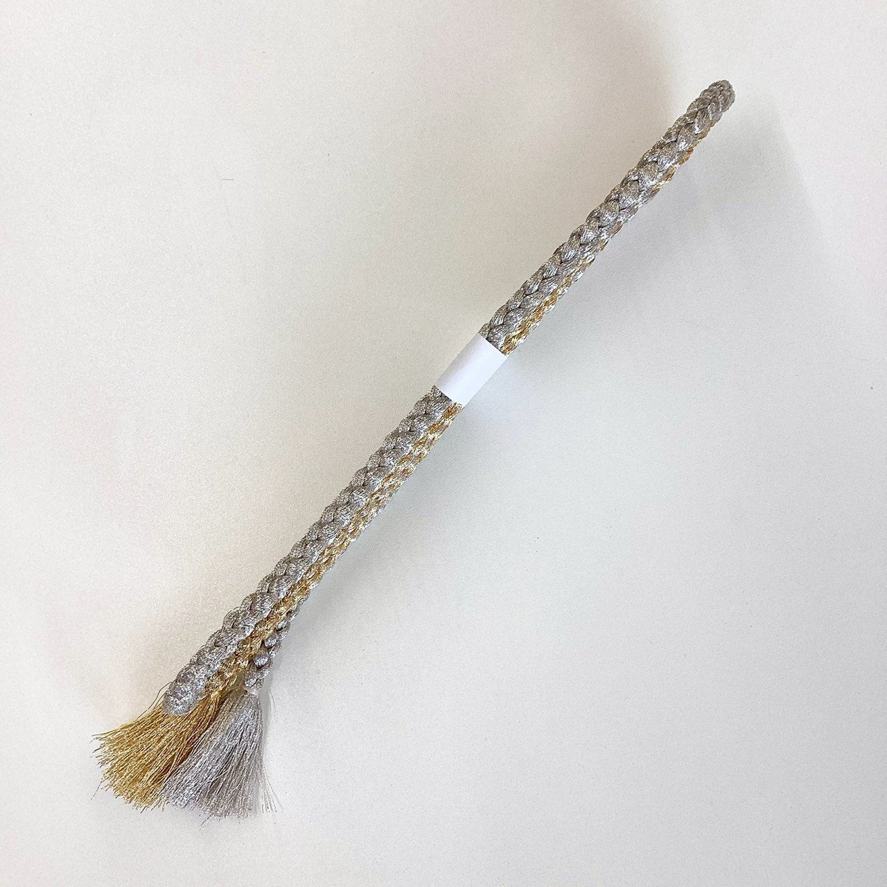 ［8300］帯締め 帯揚げ セット 草花吉祥文様 金銀糸 正絹 着物 帯絞め 白