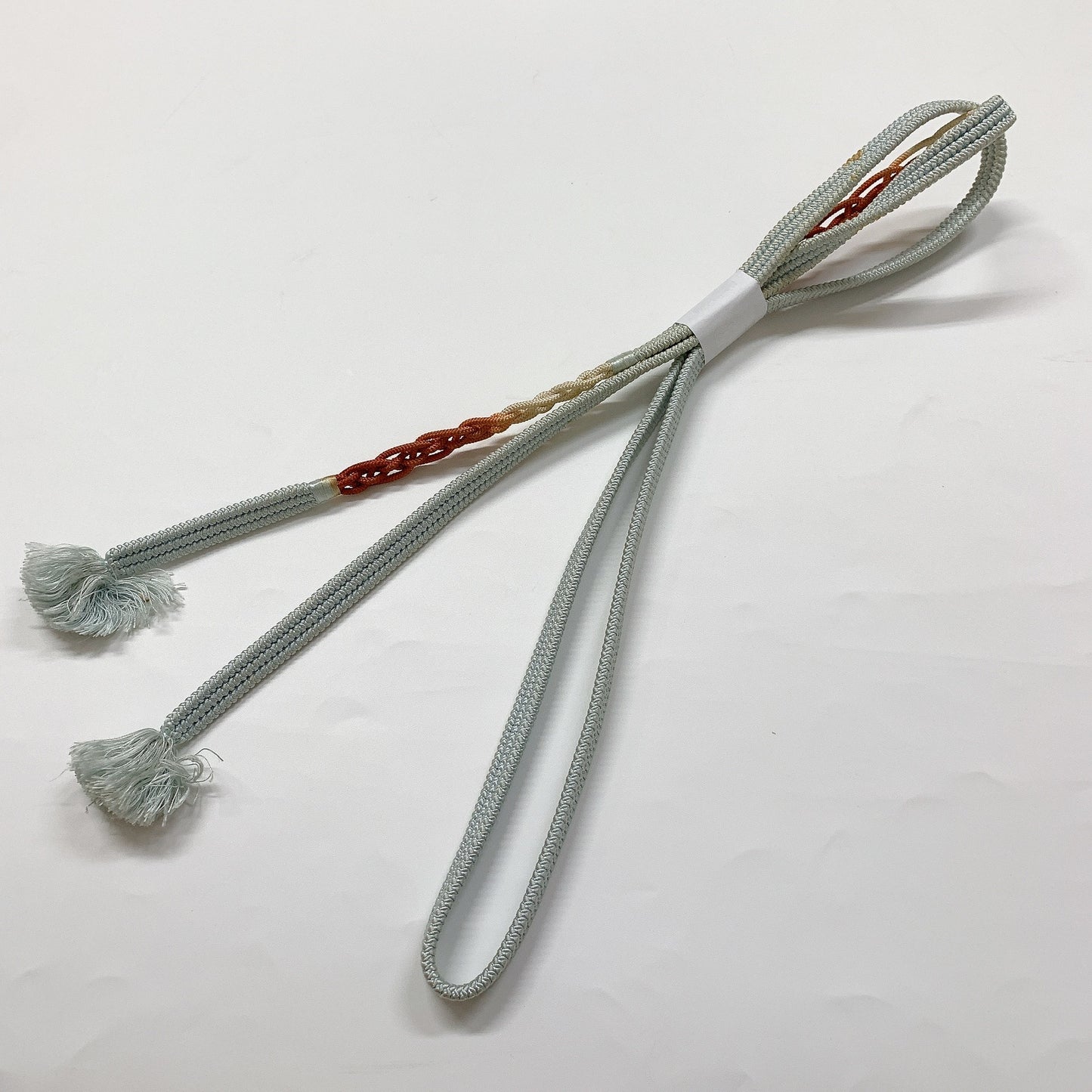 ［8423］帯締め 帯揚げ セット 草花文様 ぼかし 正絹 着物 帯絞め
