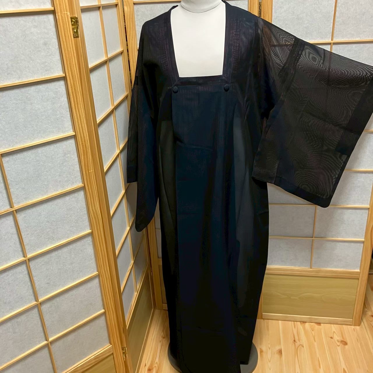 5806# Japanese Coat Jacket Vintege Kimono Fabric Pure Silk Robe Summer