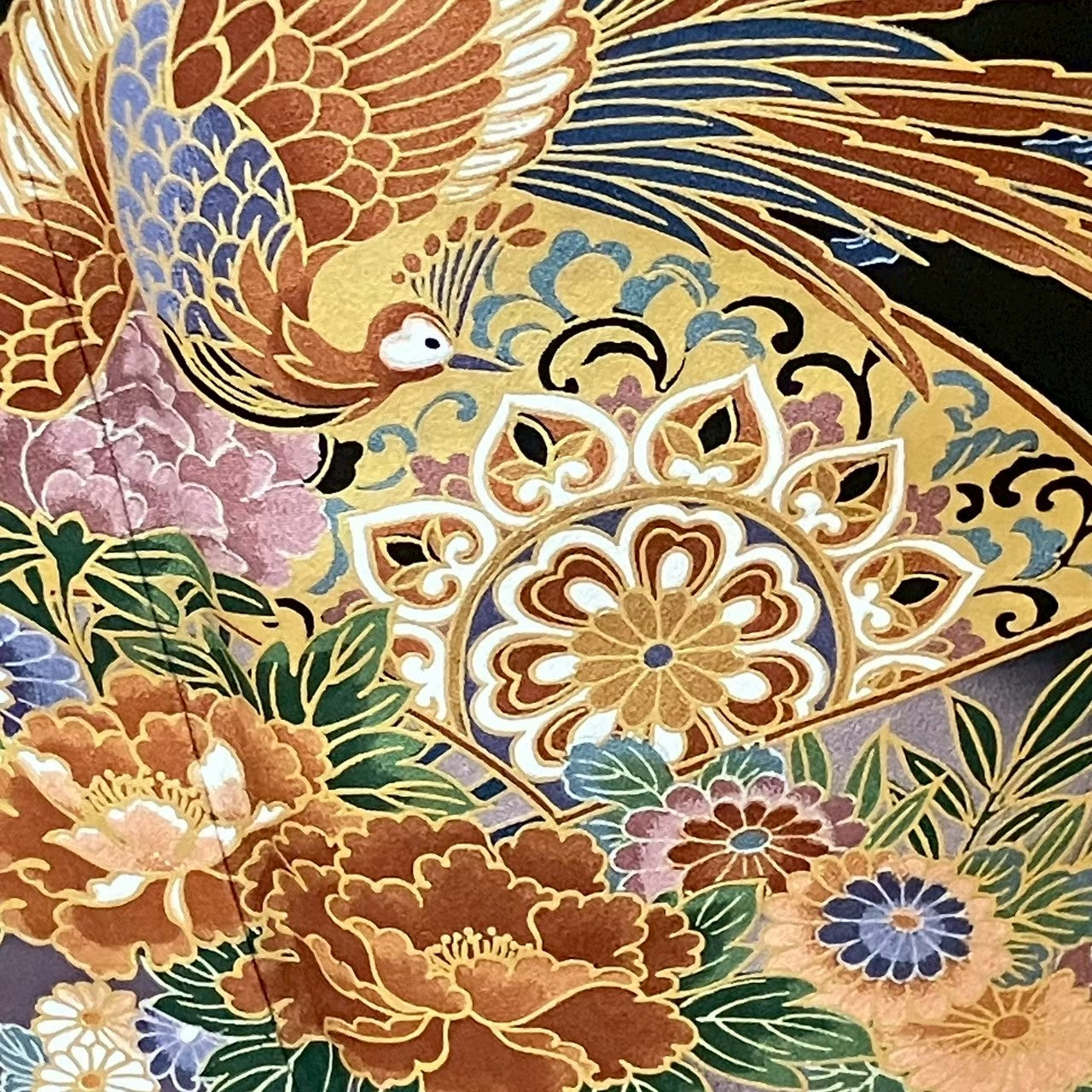 5814# Japanese Tomesode Kimono Vintage Womens Silk Fabric Robe Kimono only sold