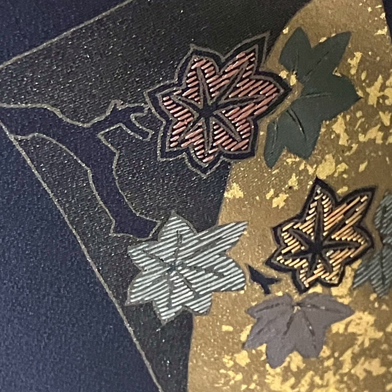 5819# Japanese Kimono Vintage Womens Silk Fabric Robe Kimono only sold