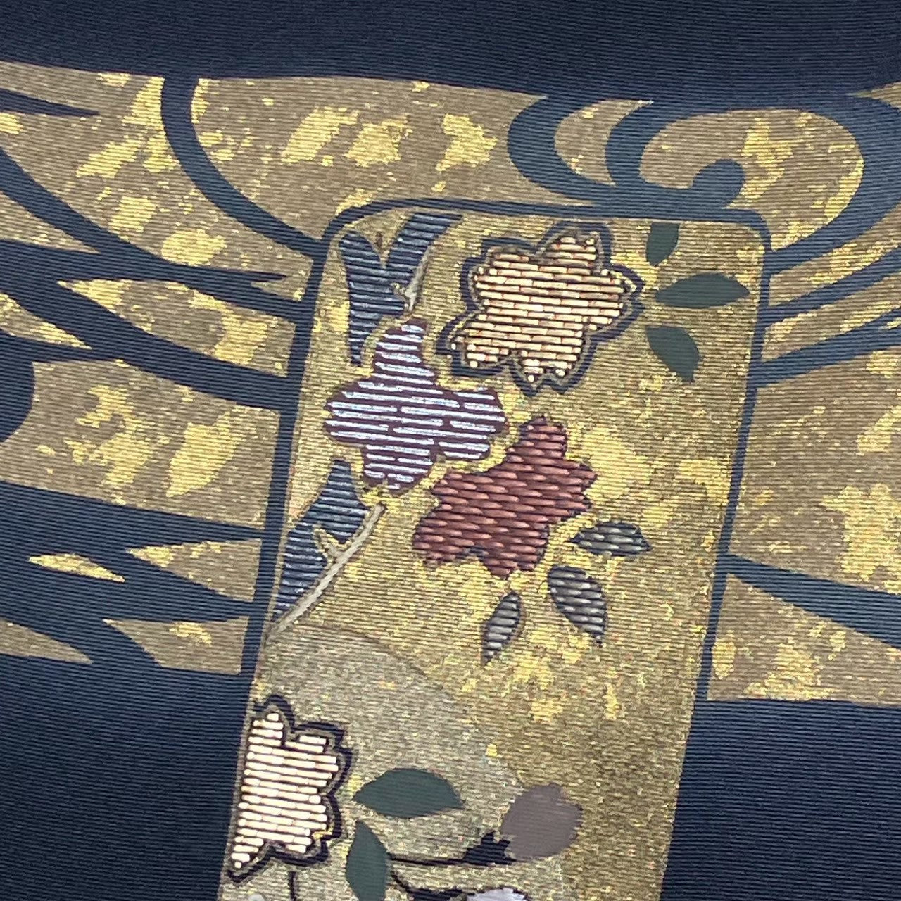 5819# Japanese Kimono Vintage Womens Silk Fabric Robe Kimono only sold