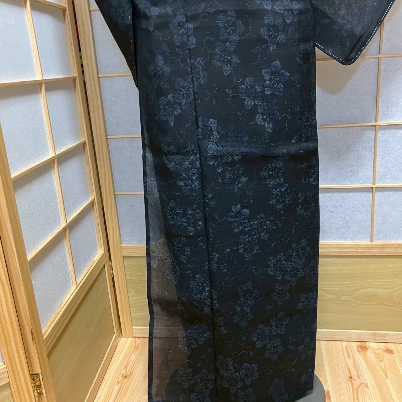 5827# Japanese Kimono only sold Vintage Womens Silk Fabric Robe Summer kimono