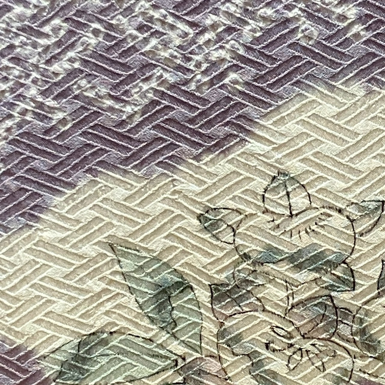 5833# Japanese Kimono Vintage Womens Silk Fabric Robe Kimono only sold Shibori