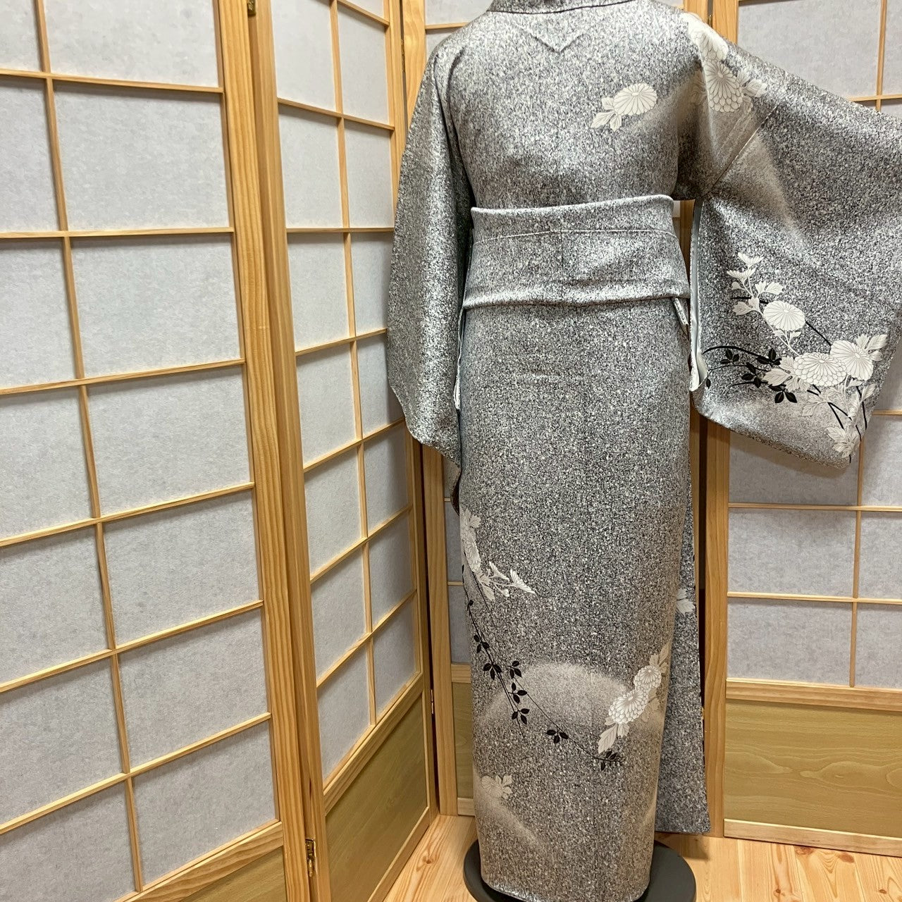 5834# Japanese Kimono Vintage Womens Silk Fabric Robe Kimono only sold