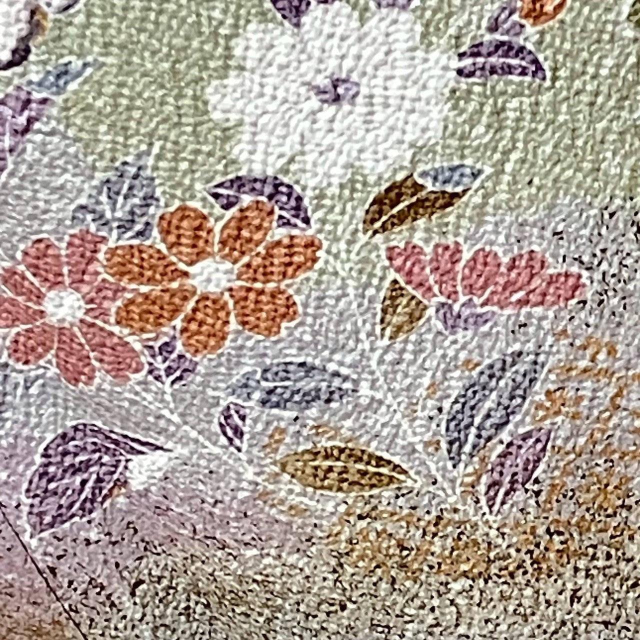 5837# Japanese Kimono Vintage Womens Silk Fabric Robe Kimono only sold