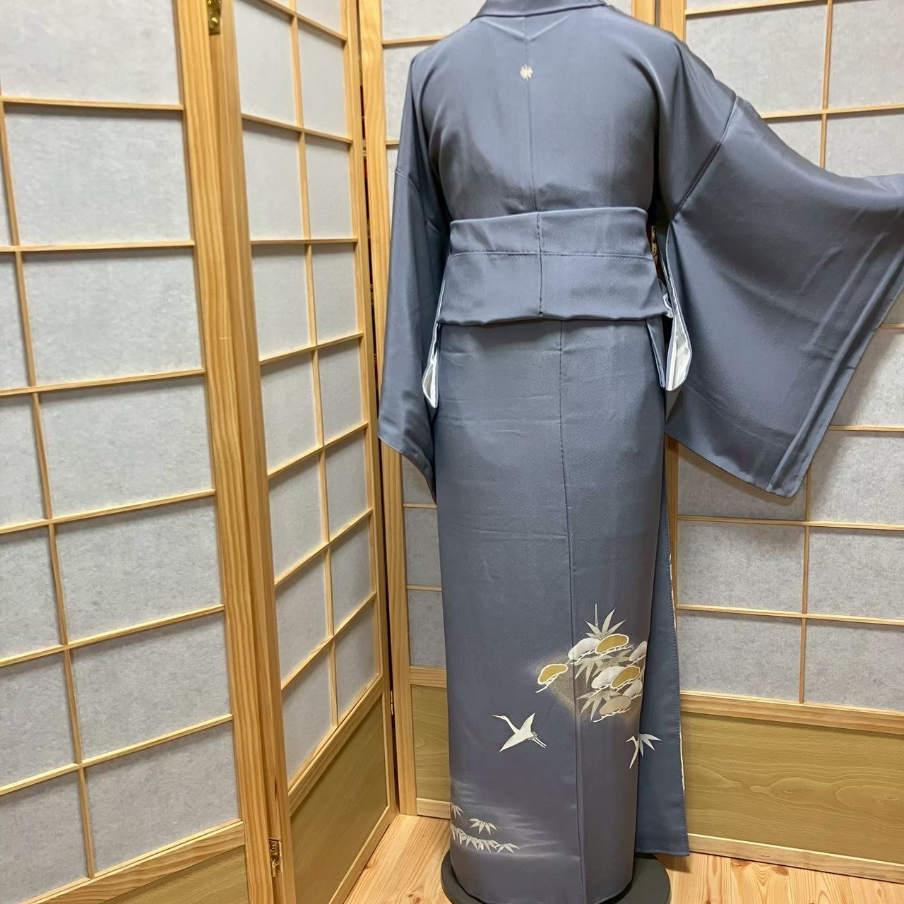6088# Japanese Tomesode Kimono Vintage Womens Silk Fabric Robe Kimono only sold