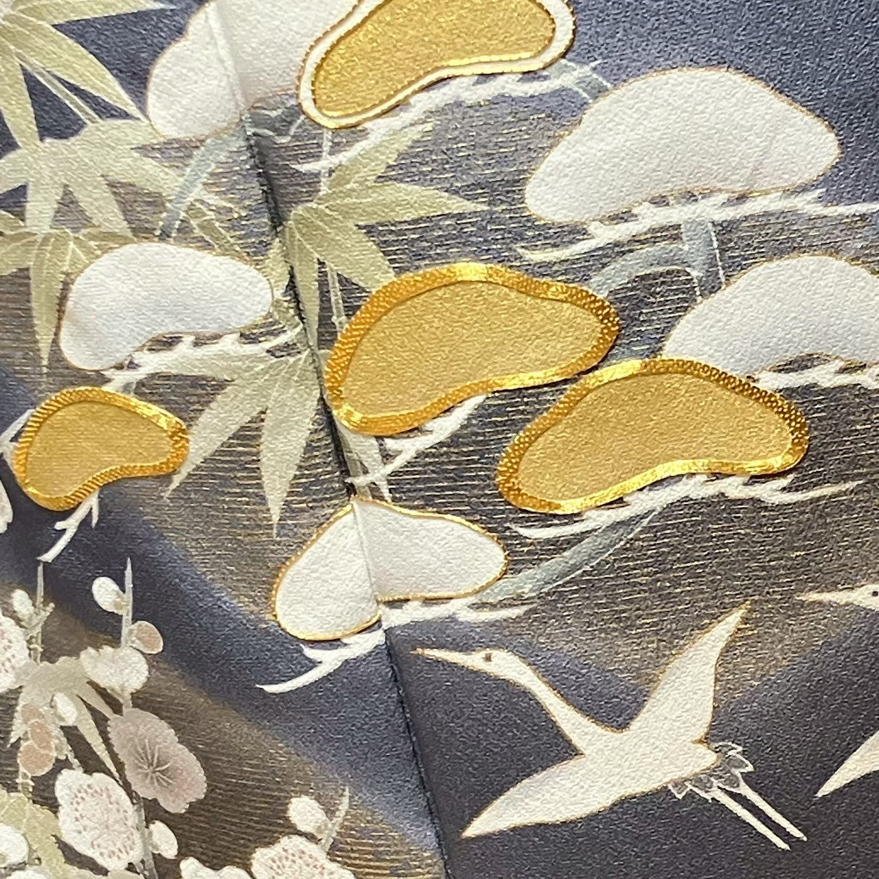 6088# Japanese Tomesode Kimono Vintage Womens Silk Fabric Robe Kimono only sold