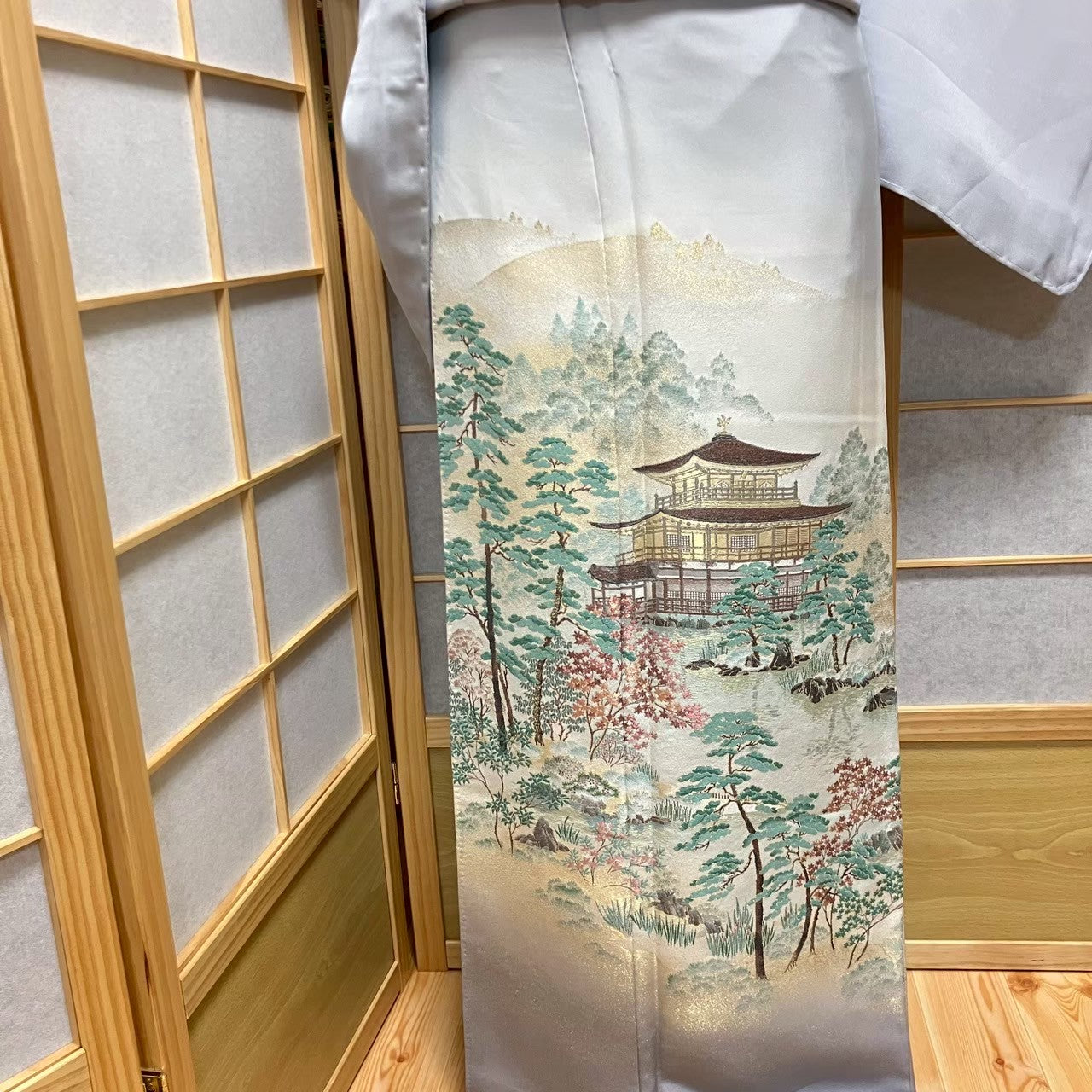 5836# Japanese Tomesode Kimono Vintage Womens Silk Fabric Robe Kimono only sold