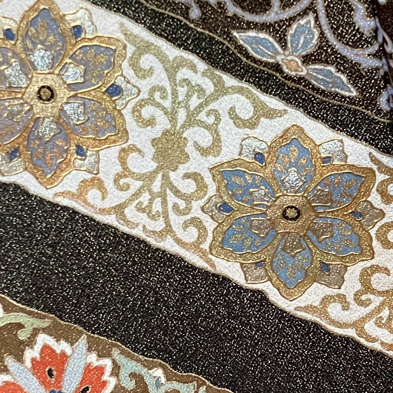 6109# Japanese Tomesode Kimono Vintage Womens Silk Fabric Robe Kimono only sold